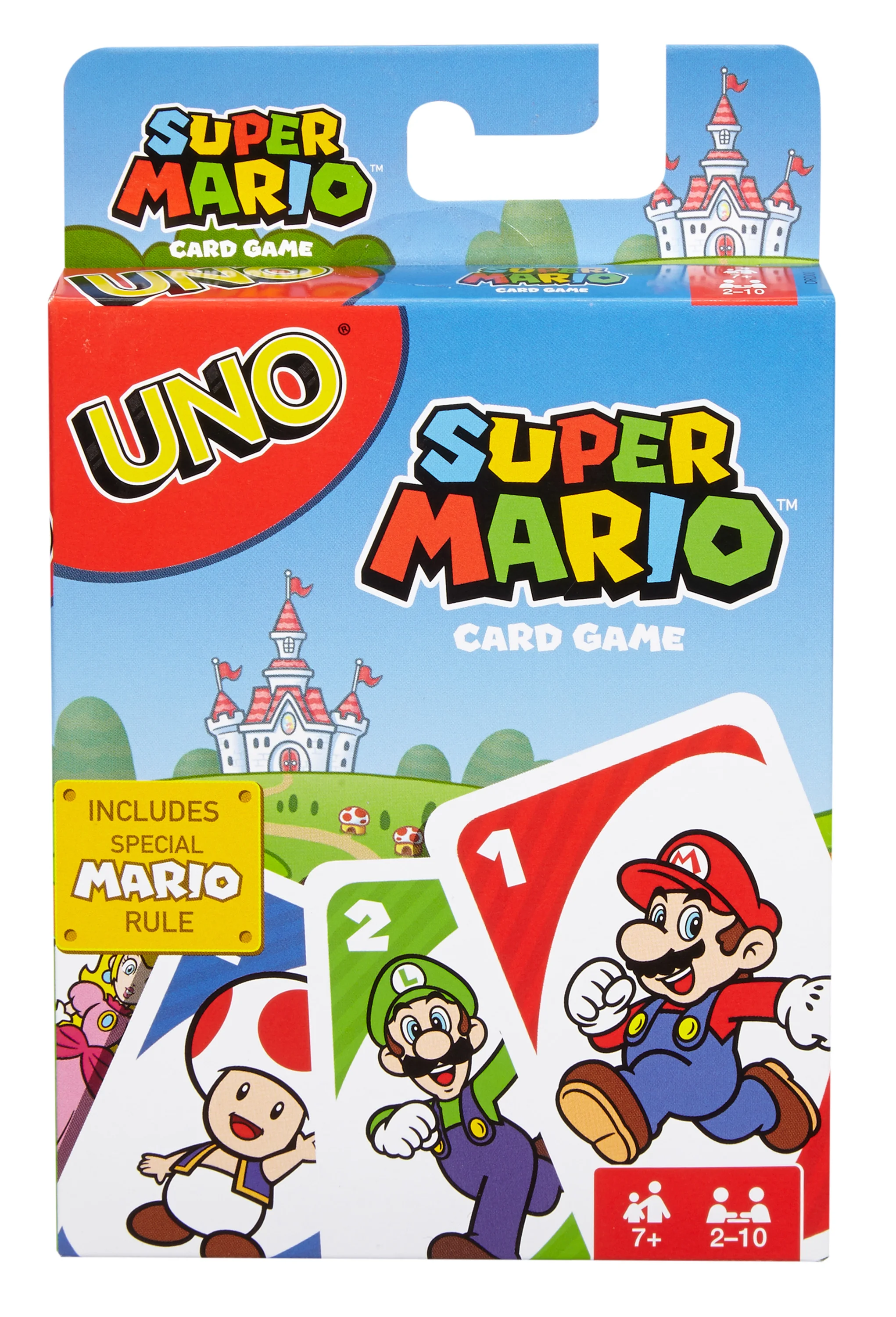 Mattel Games UNO Super Mario, Kartenspiel, Gesellschaftsspiel, Familienspiel