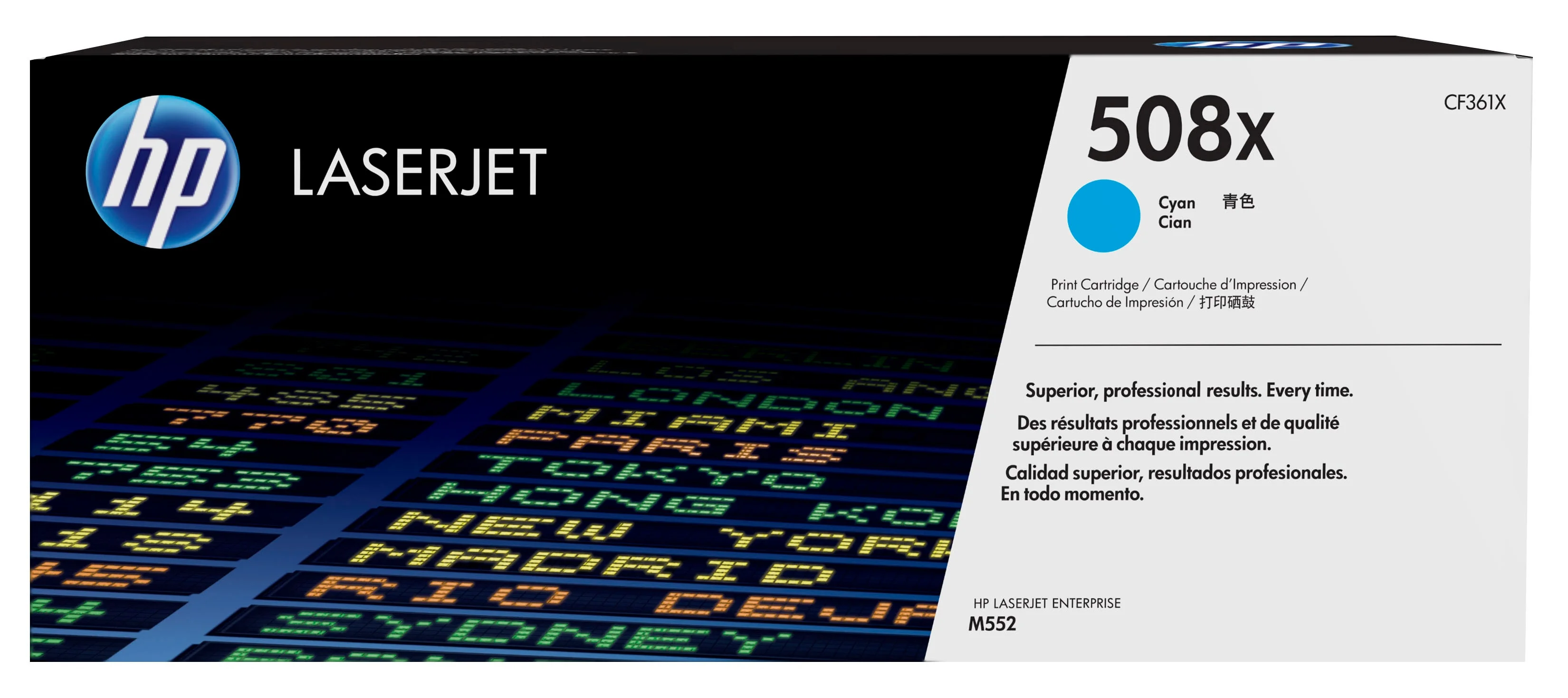 HP 508X Cyan Original LaserJet Tonerkartusche mit hoher Reichweite