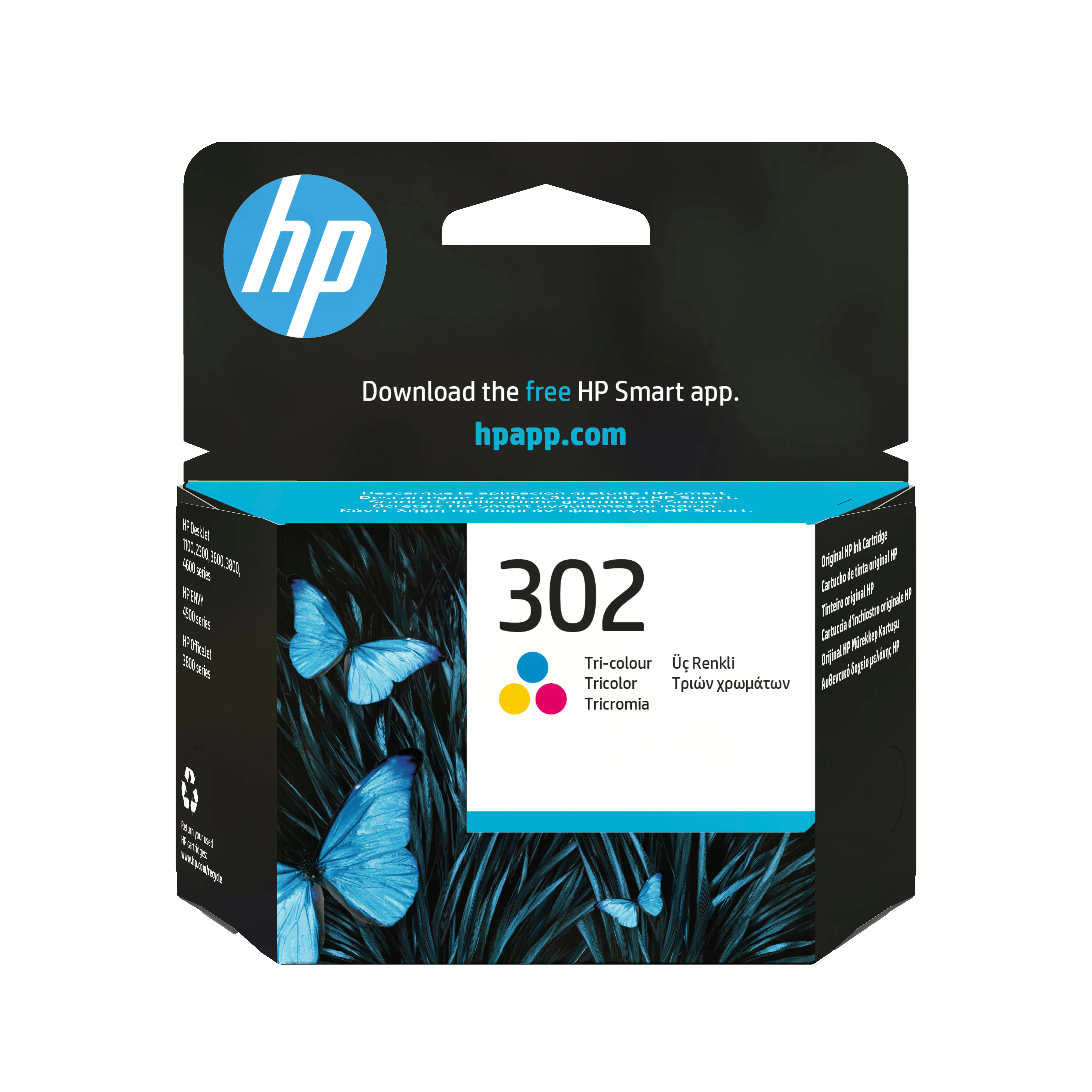 HP Original 302 Cyan/Magenta/Gelb Druckerpatrone