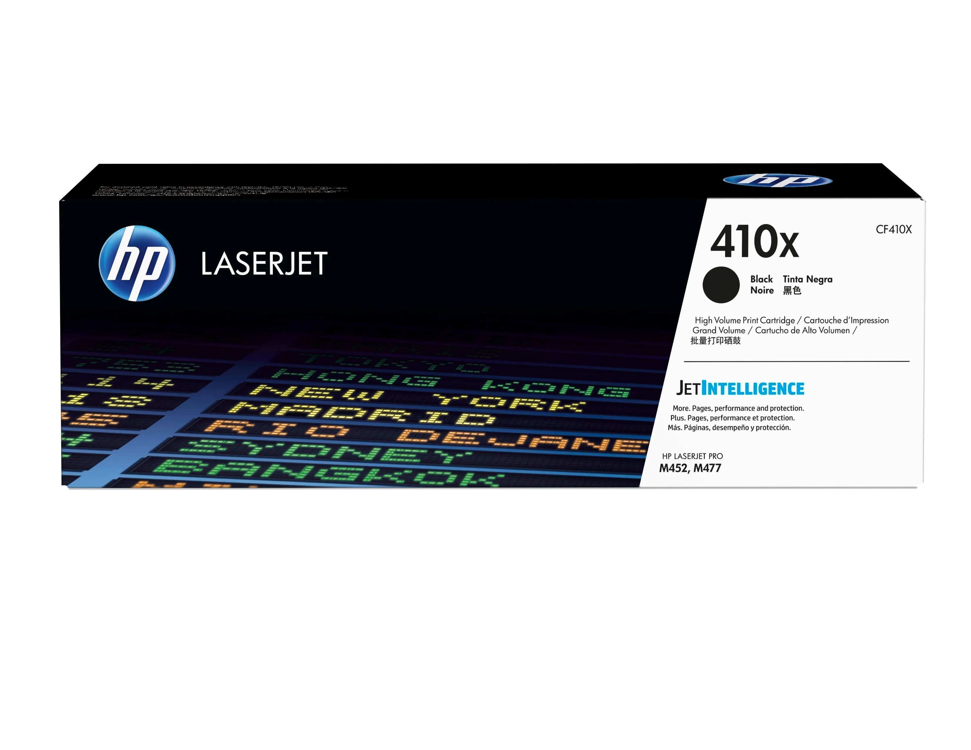 HP Original 410X Schwarz LaserJet Tonerkartusche mit hoher Reichweite