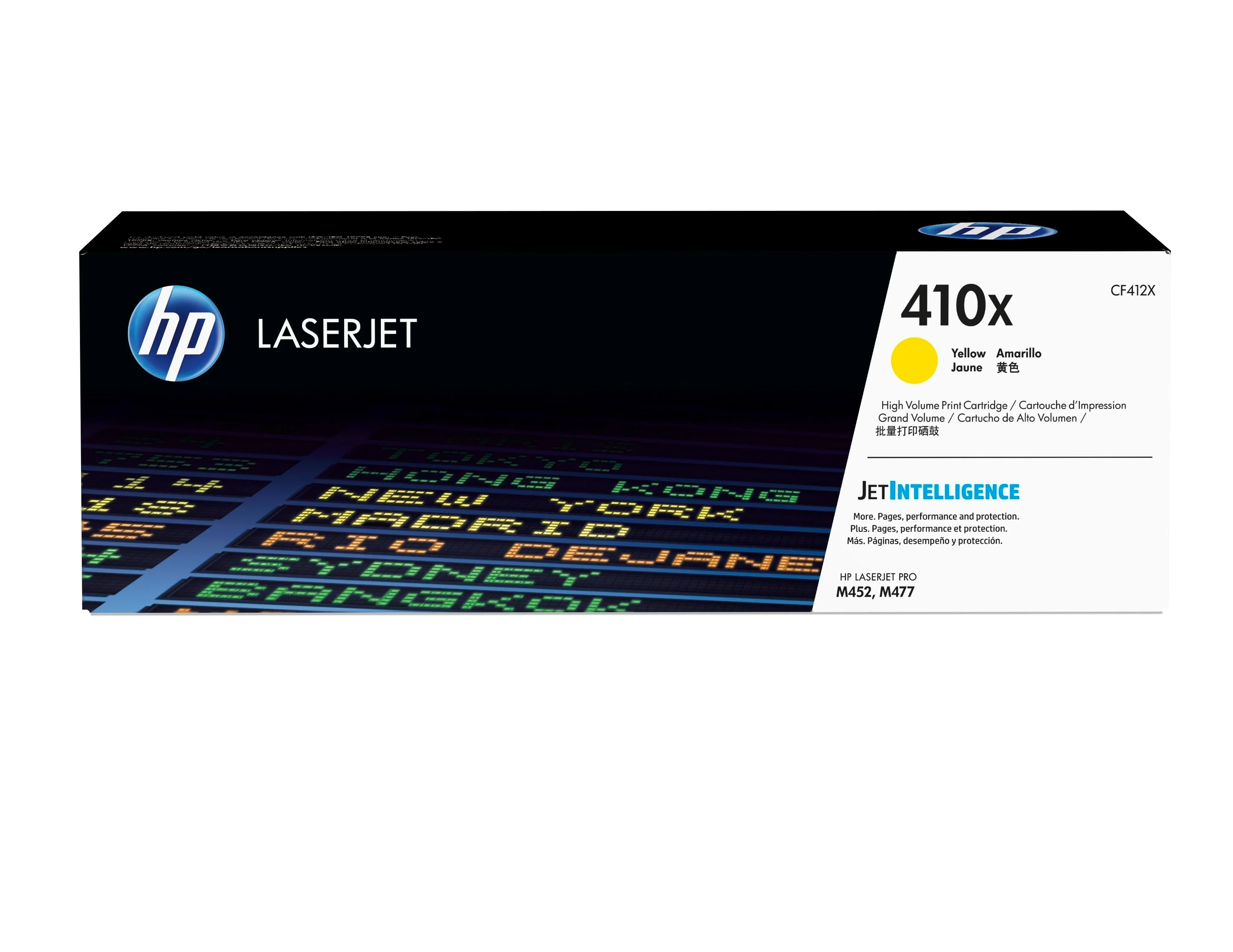 HP Original 410X Gelb LaserJet Tonerkartusche mit hoher Reichweite