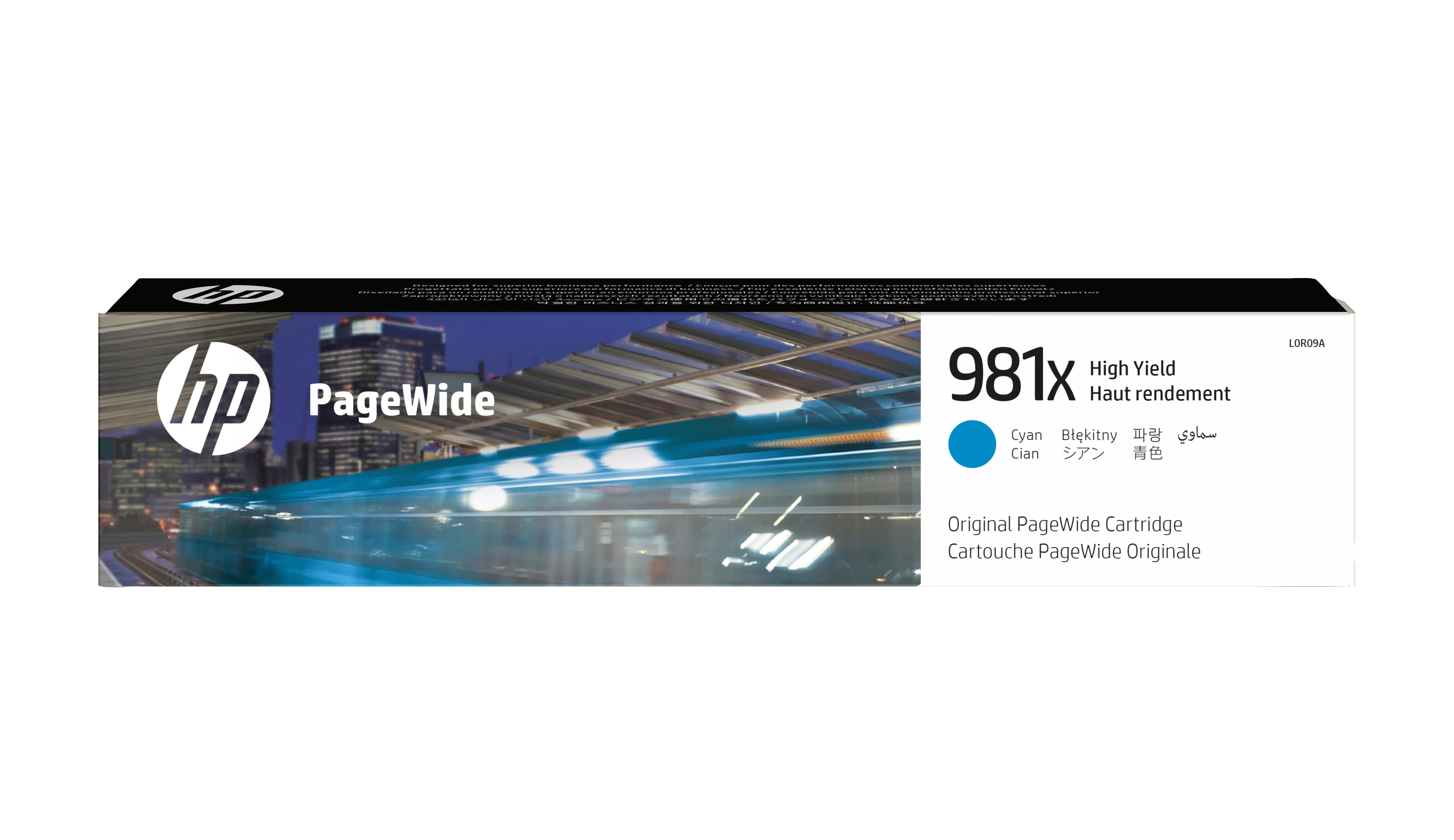 HP 981X Cyan Original PageWide Druckerpatrone mit hoher Reichweite