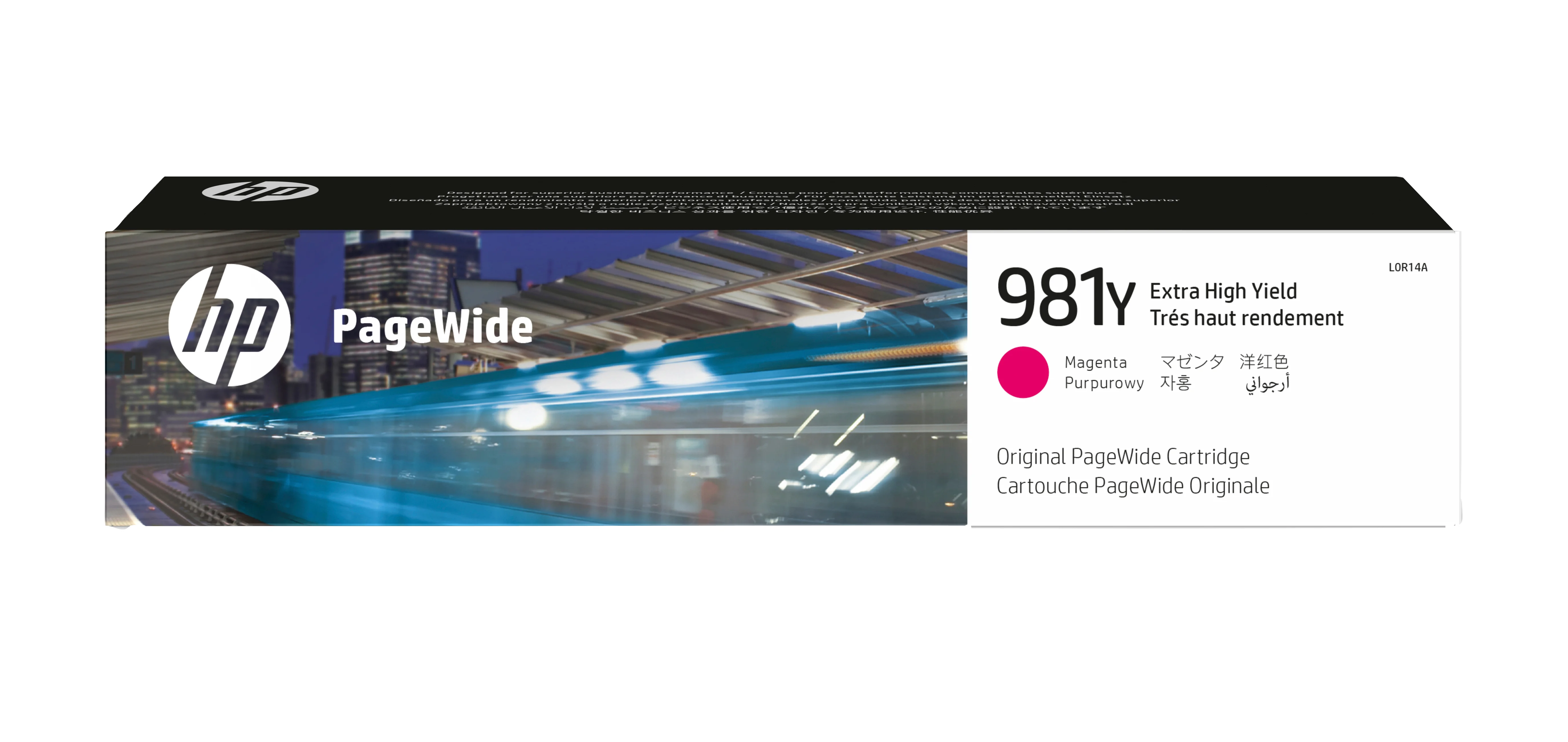 HP 981Y Magenta Original PageWide Druckerpatrone mit sehr hoher Reichweite