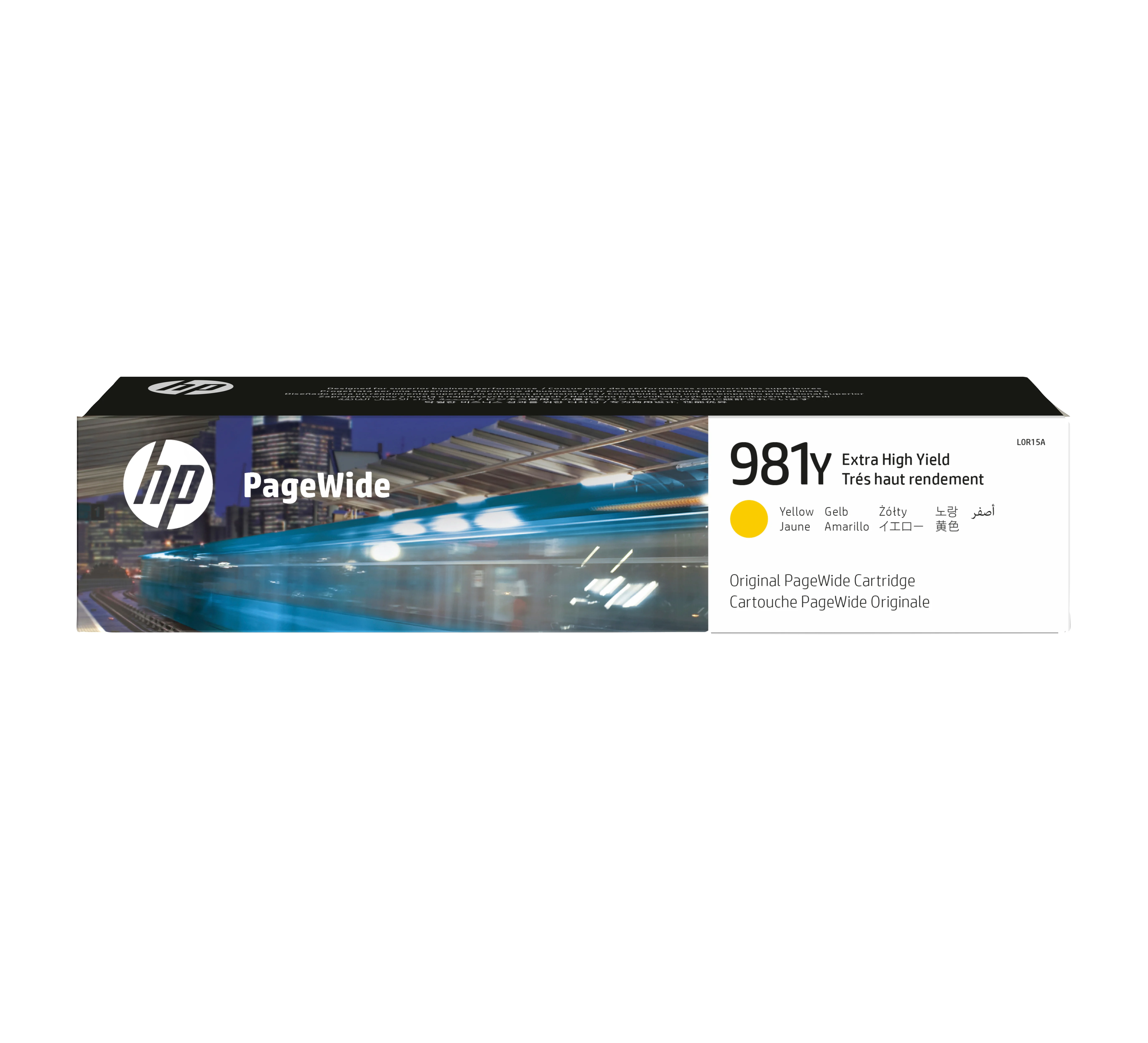 HP 981Y Gelb Original PageWide Druckerpatrone mit sehr hoher Reichweite