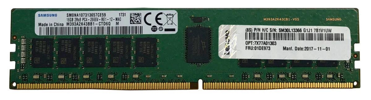 Lenovo 4X77A08632 Speichermodul 16 GB 1 x 16 GB DDR4 288-pin DIMM ECC