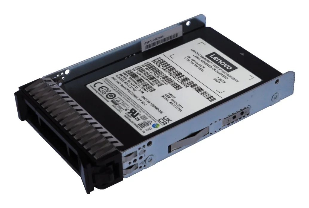 Lenovo 4XB7B09970 Internes Solid State Drive 3,84 TB 2.5" Serial ATA III V-NAND TLC