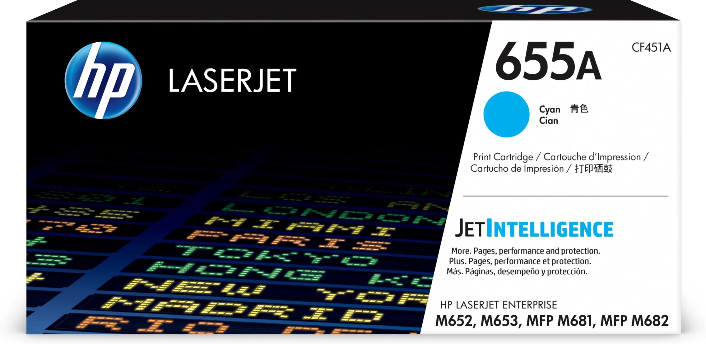 HP 655A Cyan Original LaserJet Tonerkartusche