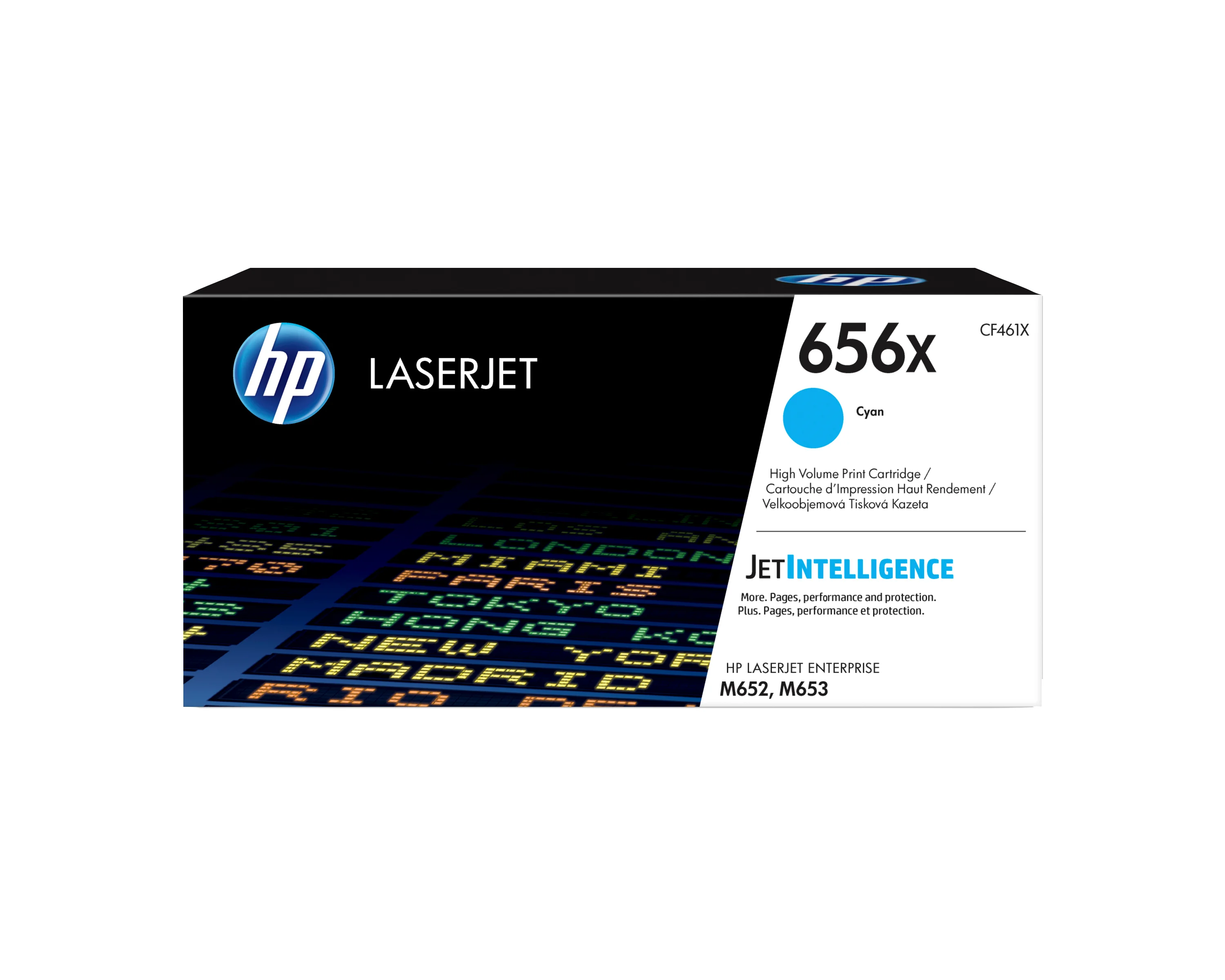 HP 656X Cyan Original LaserJet Tonerkartusche mit hoher Reichweite