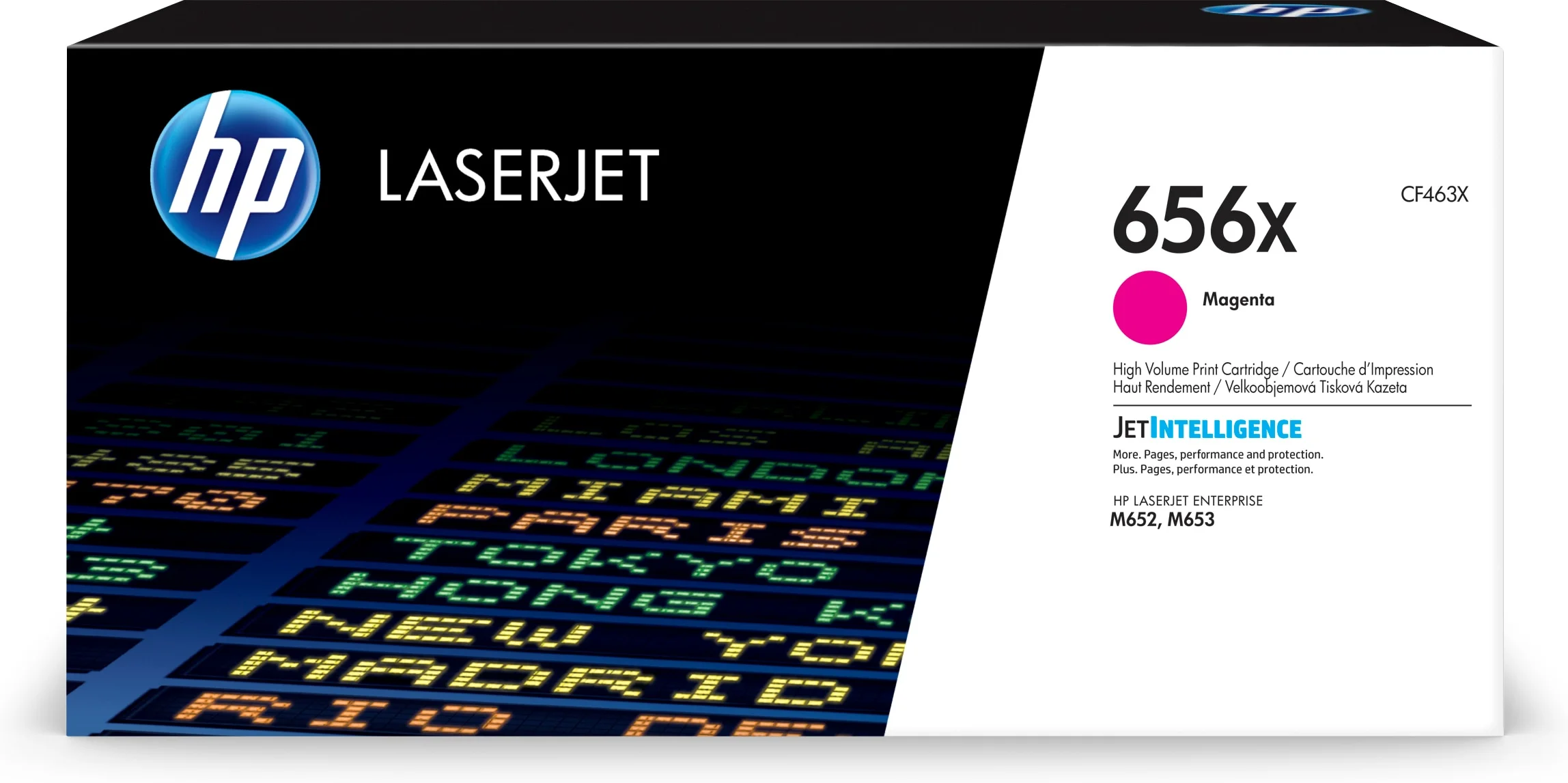 HP 656X Magenta Original LaserJet Tonerkartusche mit hoher Reichweite