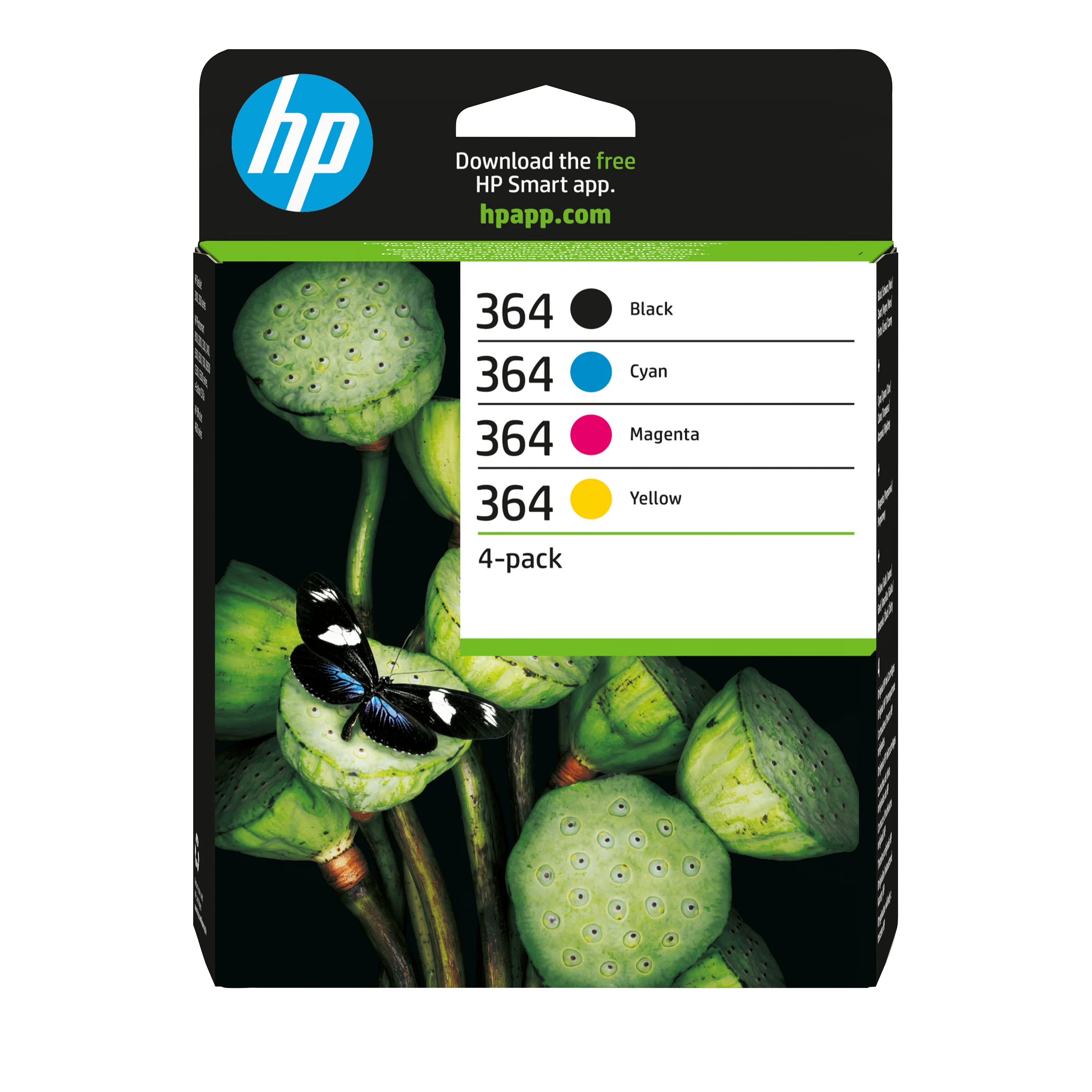 HP 364 4er-Pack Schwarz/Cyan/Magenta/Gelb Original Tintenpatronen