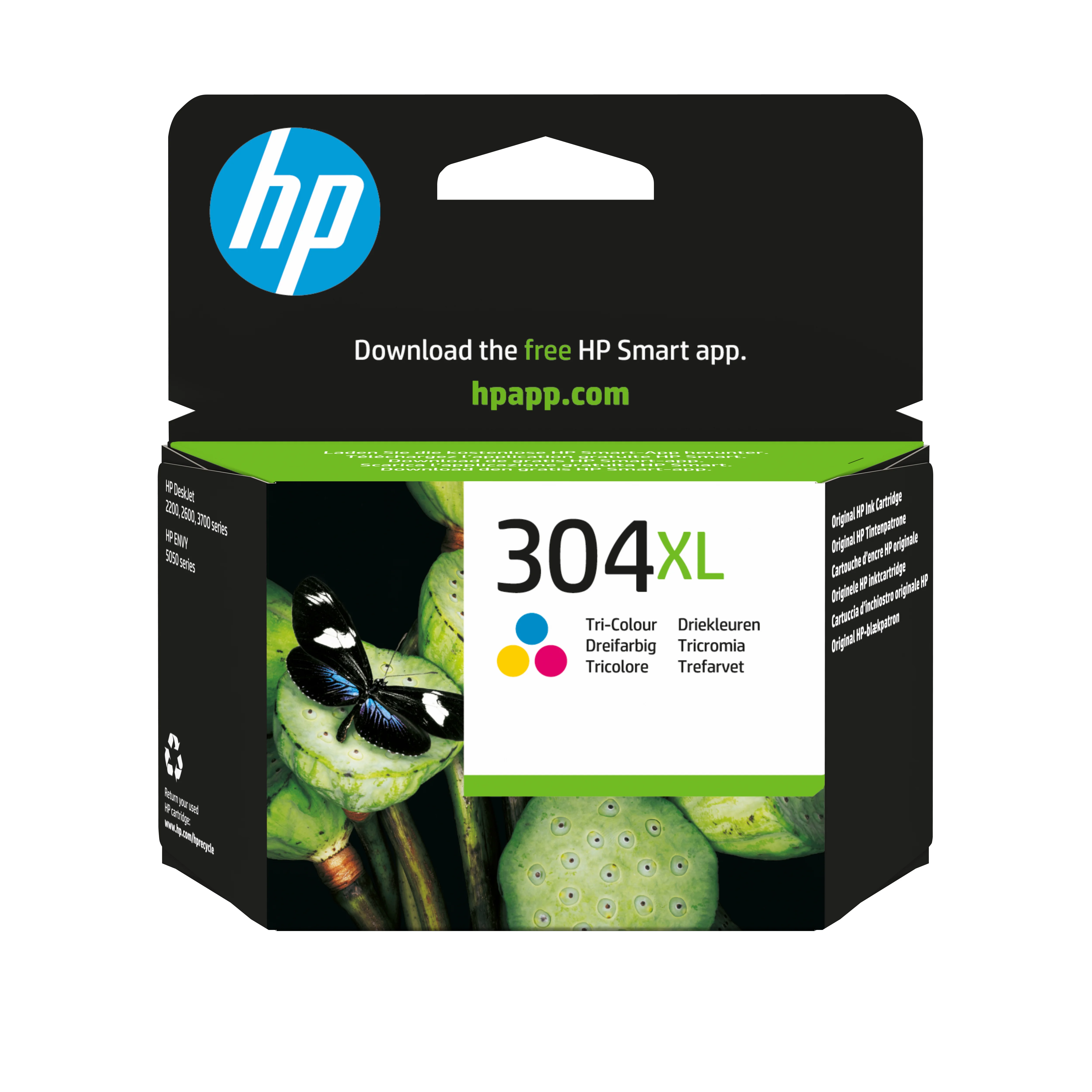HP 304XL Cyan/Magenta/Gelb Original Tintenpatrone