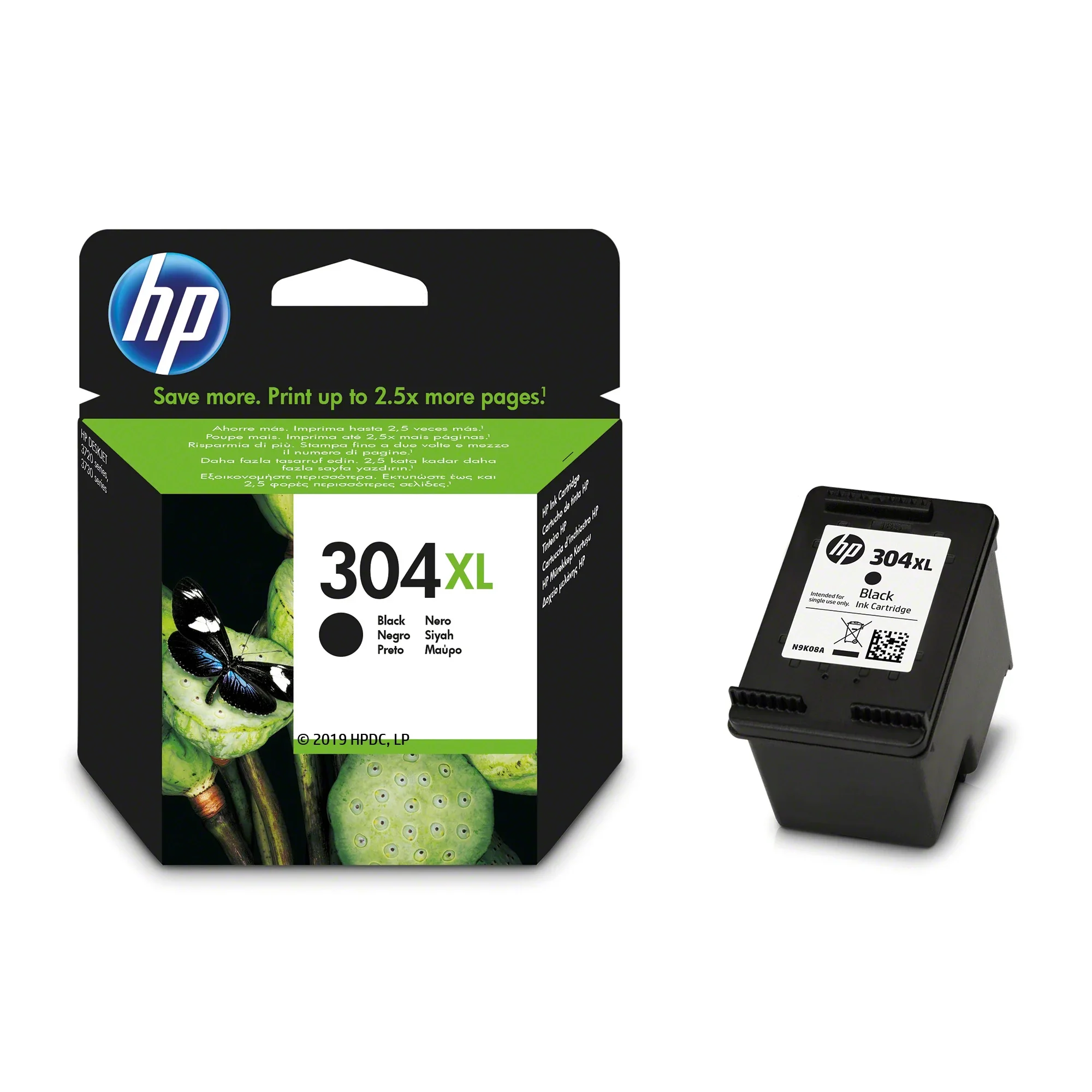 HP 304XL Schwarz Original Tintenpatrone