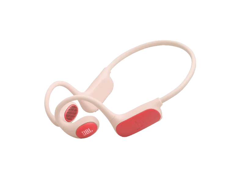 JBL Junior Free, Open-ear Kopfhörer Bluetooth Pfirsich