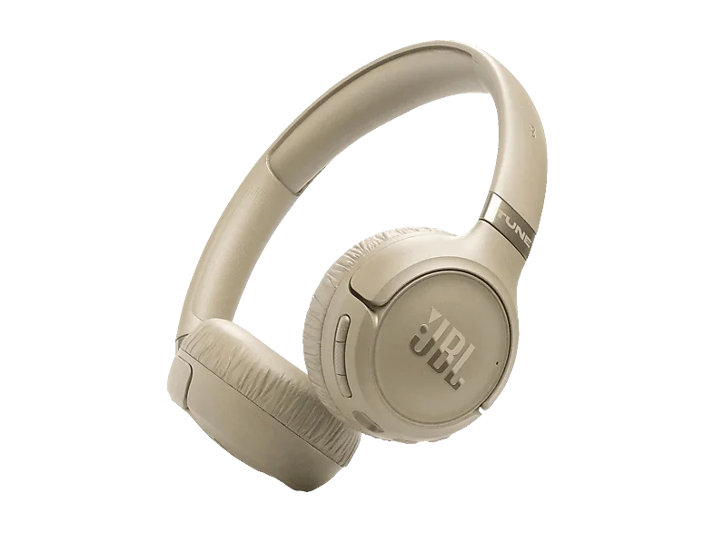 JBL TUNE 680 NC, On-ear Kopfhörer Bluetooth Beige