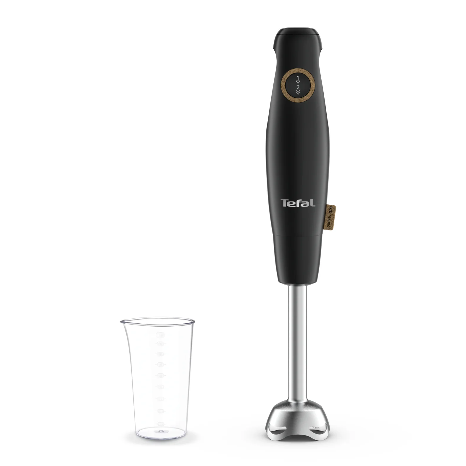 Tefal Eco Respect INTENTION Stabmixer Schwarz HB46E8