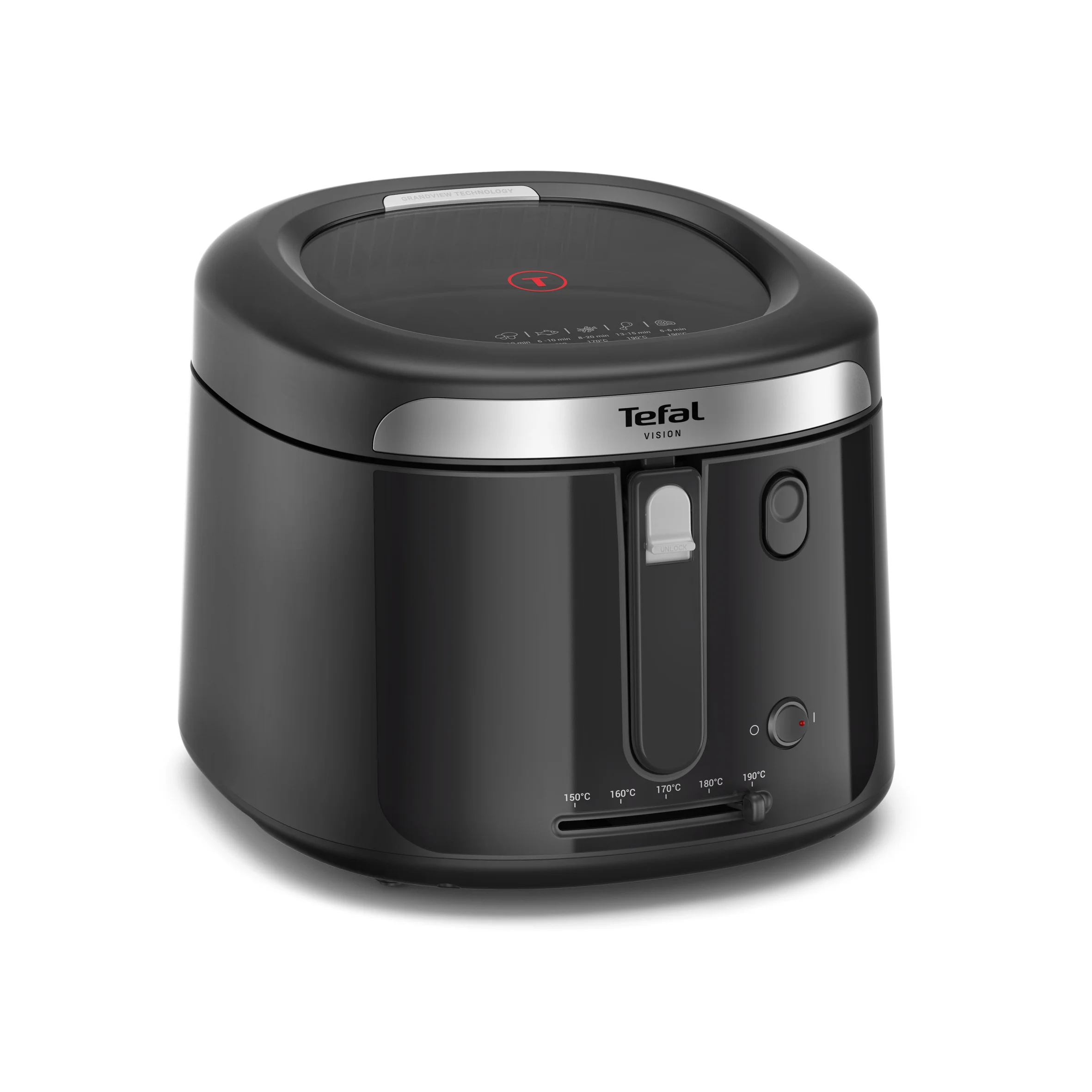 Tefal Vision FF2528E0 Fritteuse Einzelbild 2,1 l Eigenständig 1900 W Schwarz