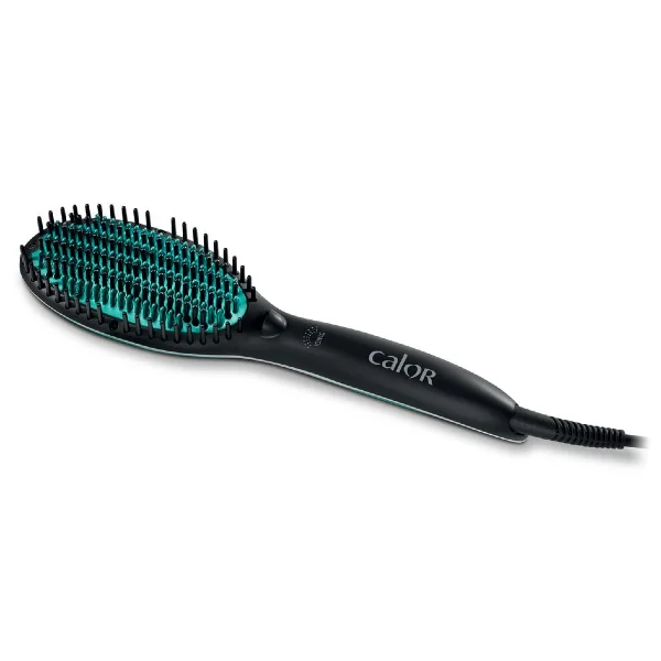 Rowenta Power Straight CF5820 Glättbürste Warm Schwarz, Grün 1,8 m
