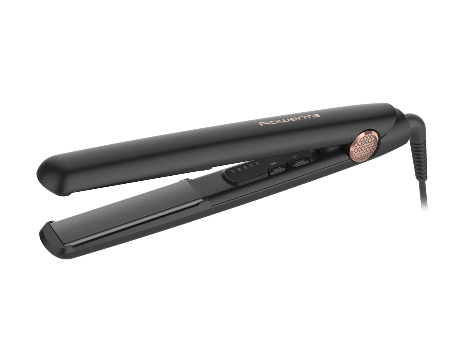 Rowenta Ultimate Experience SF8210 Glätteisen Warm Schwarz, Kupfer 2,7 m