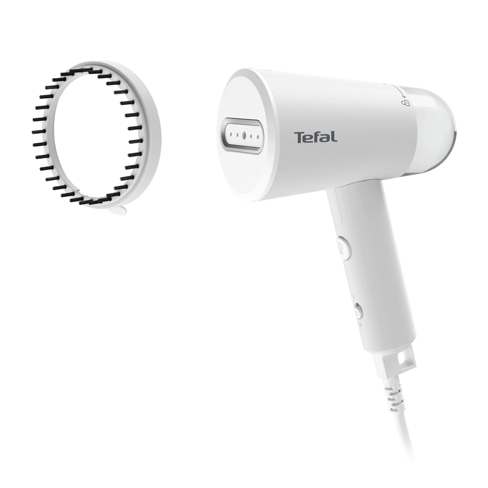 Tefal Origin Travel DT1020 Tragbare Dampfbürste 0,07 l 1200 W Grau, Weiß