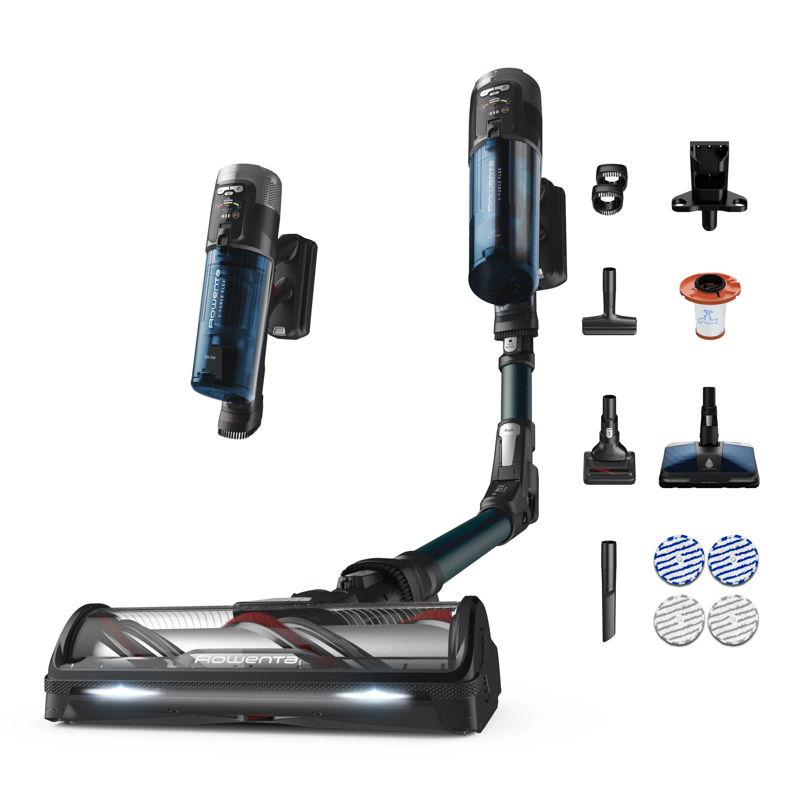 Rowenta X-Force Flex 13.60 Animal Aerospin Akkustaubsauger RH9AD1