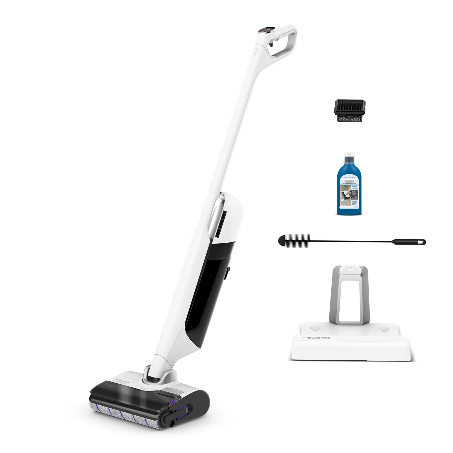 Rowenta X-Clean 12 GZ7257 2-in-1-Stabstaubsauger Akku Trocken&Nass Beutellos 89 W Weiß, Schwarz