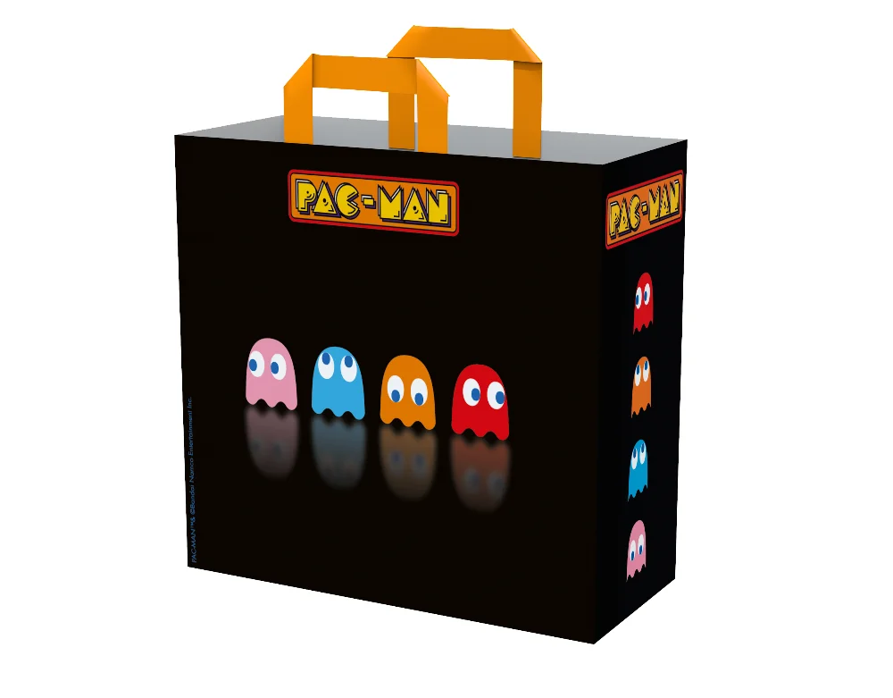 Konix KX PACMAN SHOPPING BAG BLACK Schwarz Stoffbeutel