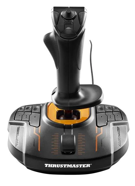 Thrustmaster T.16000M FCS Schwarz, Orange USB Flightstick Analog / Digital PC