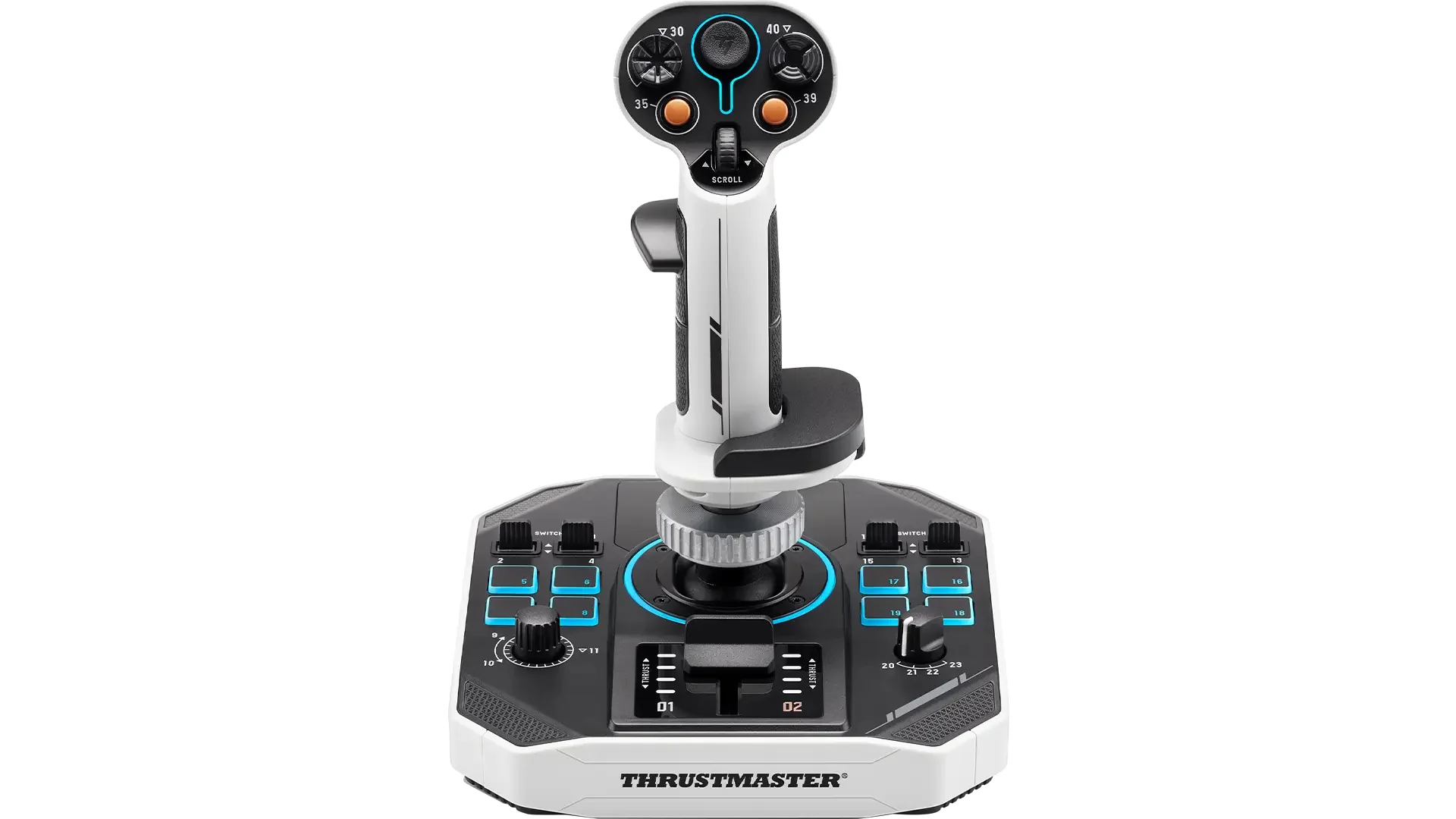 Thrustmaster Sol-R 1 Flightstick Schwarz, Weiß USB Analog / Digital PC
