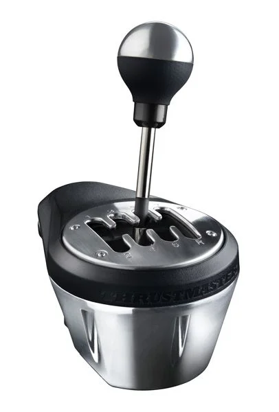 Thrustmaster 4060059 Gaming-Controller Schwarz, Metallisch USB Schalthebel-Erweiterung Analog PC, PlayStation 4, PlayStation 5, Playstation 3, Xbox One, Xbox Series S, Xbox Series X