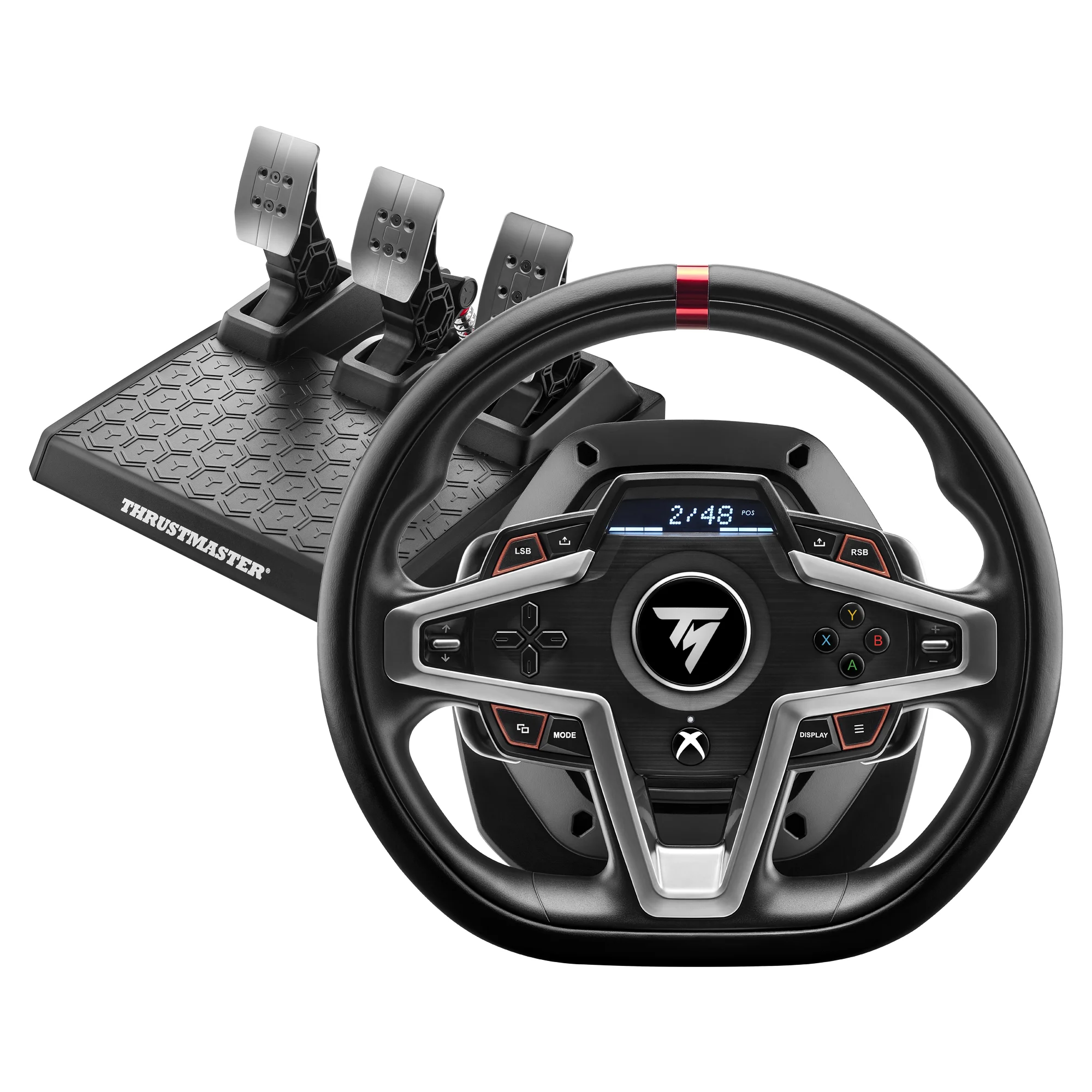 Thrustmaster T248 Schwarz USB Lenkrad + Pedale Analog / Digital PC, PlayStation 4, PlayStation 5