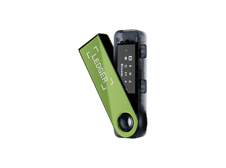 LEDGER SAS Nano S Plus Oxidate Green Crypto Wallet