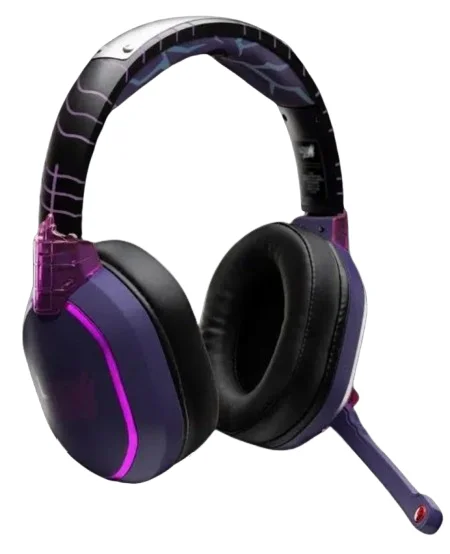 Lexip Sasuke Revenge Kopfhörer Verkabelt & Kabellos Kopfband Gaming Bluetooth Schwarz, Violett