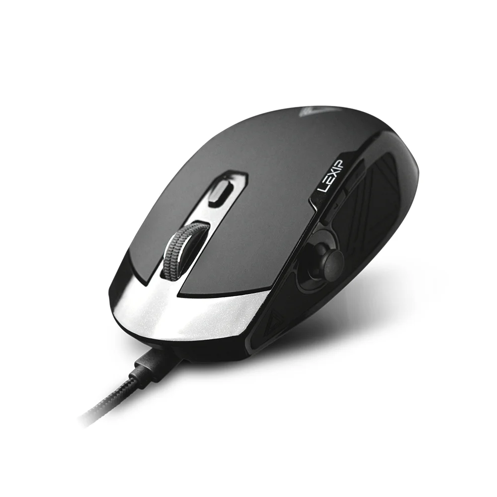 Lexip REVO-Maus mit 360°-Drehfunktion und 3D-Joystick + PC-Spiel – Anno 117: Pax Romana Edition