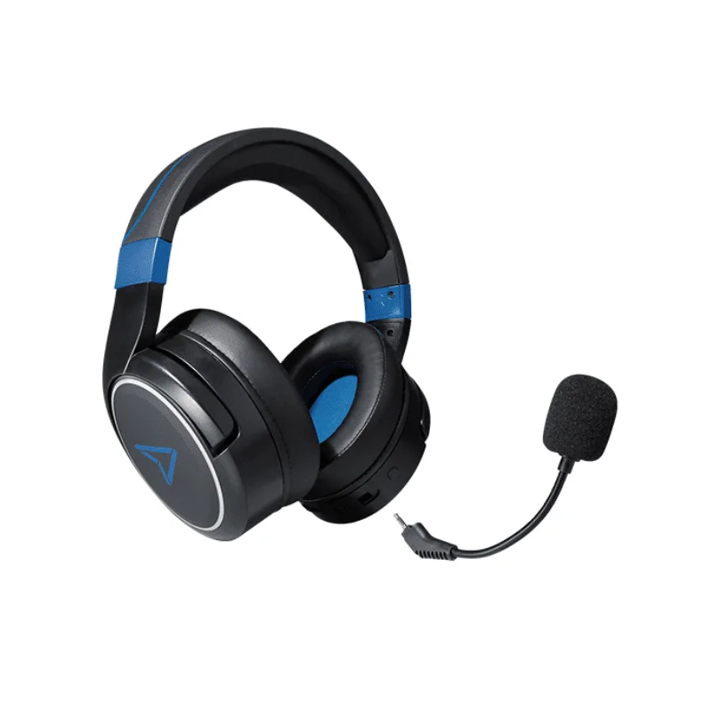 Lexip Metaltech Kopfhörer Verkabelt & Kabellos Kopfband Gaming Schwarz, Blau