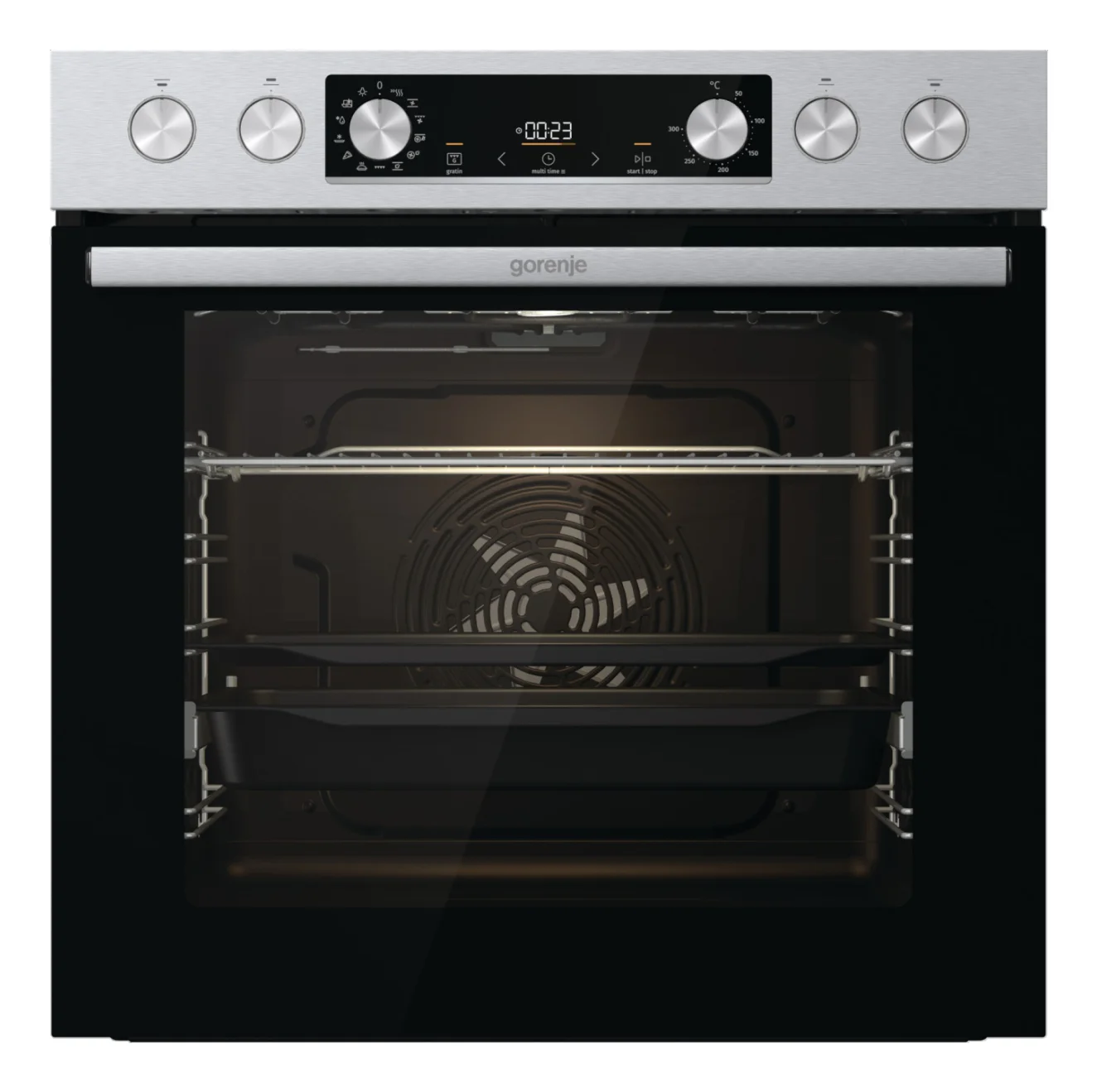 Gorenje Steel Set 4 BCS6737E06X+ECD634X Kochgeräte-Set Keramik Elektrischer Ofen