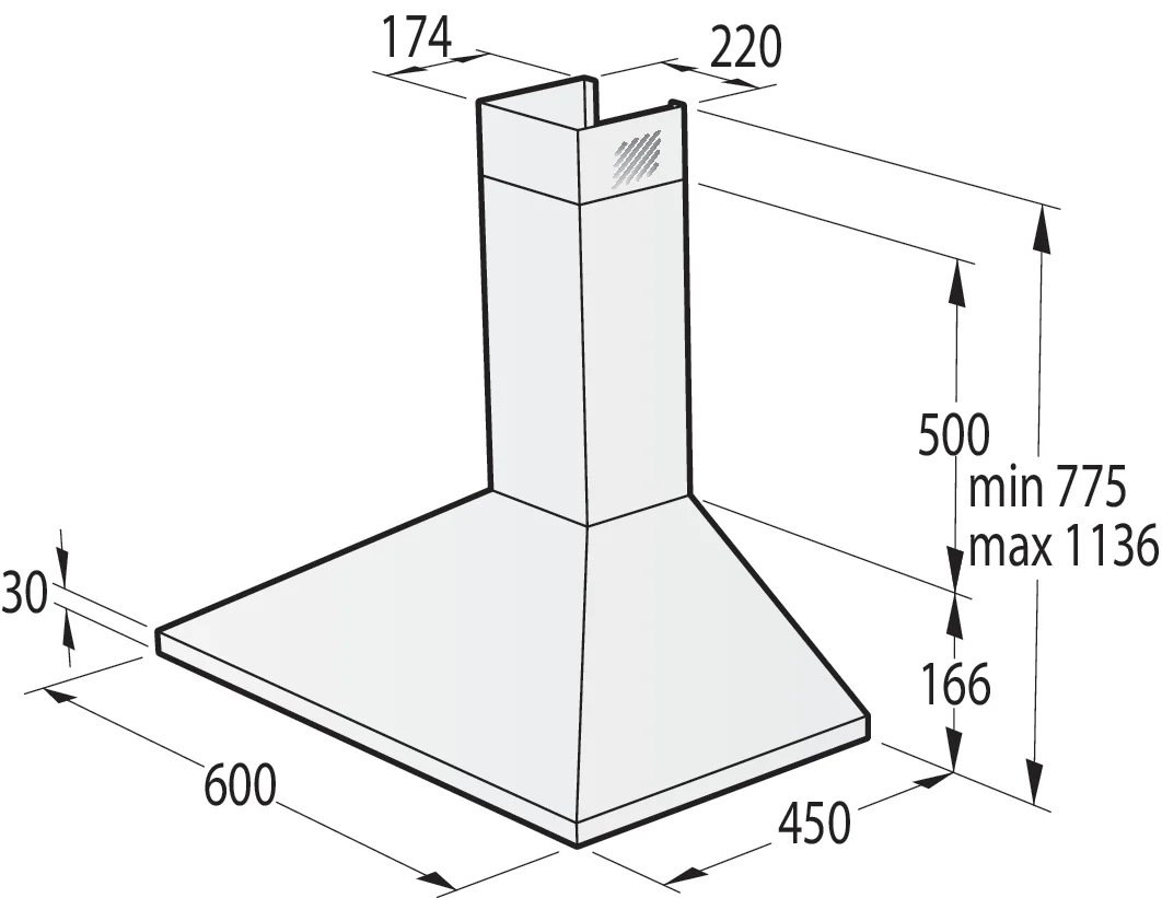 Gorenje WHC629E4X-DE Kaminhaube