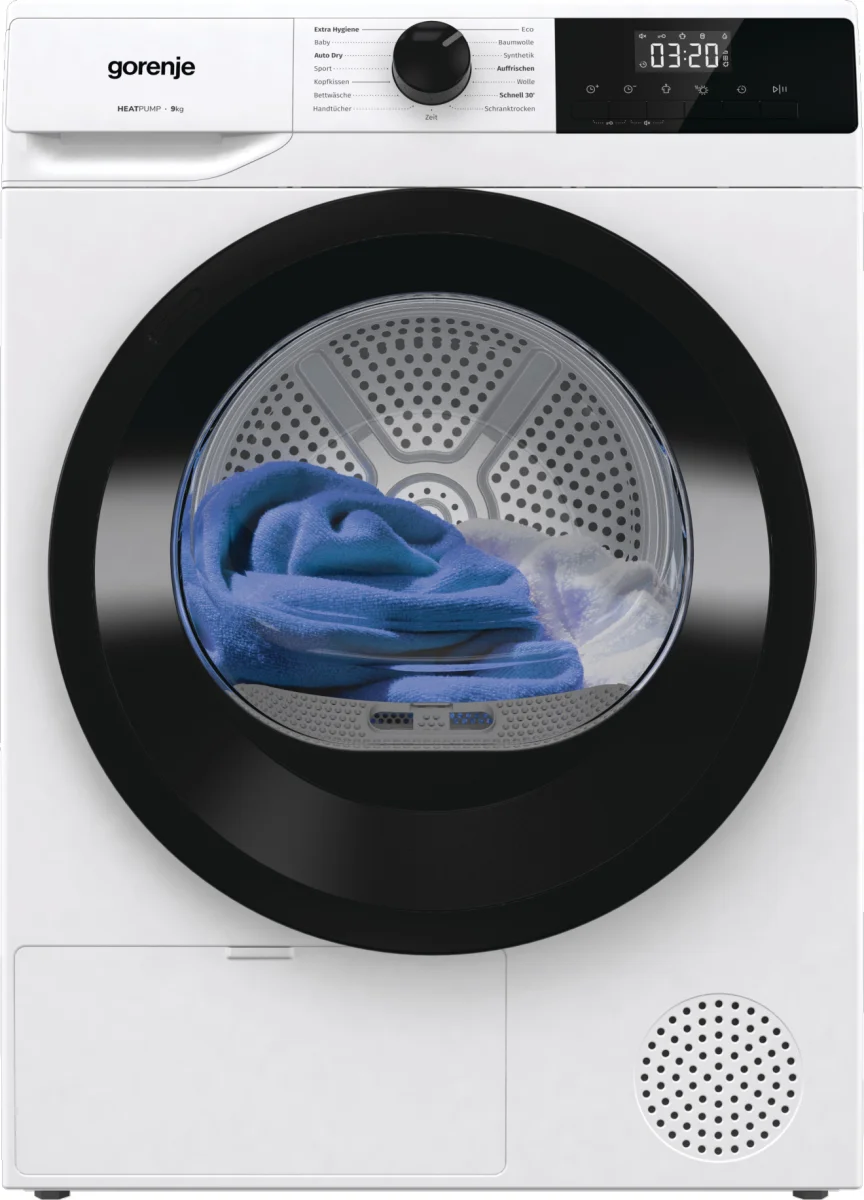 Gorenje G200 Freistehender Wäschetrockner mit Wärmepumpe, 9 kg