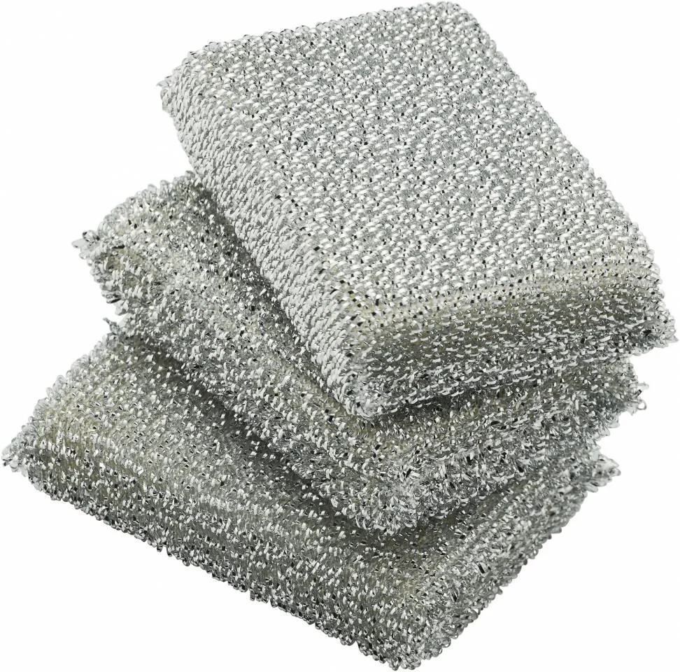 WMF 658776040 Schwamm Rechteckig Lurex Silber 3 Stück(e)