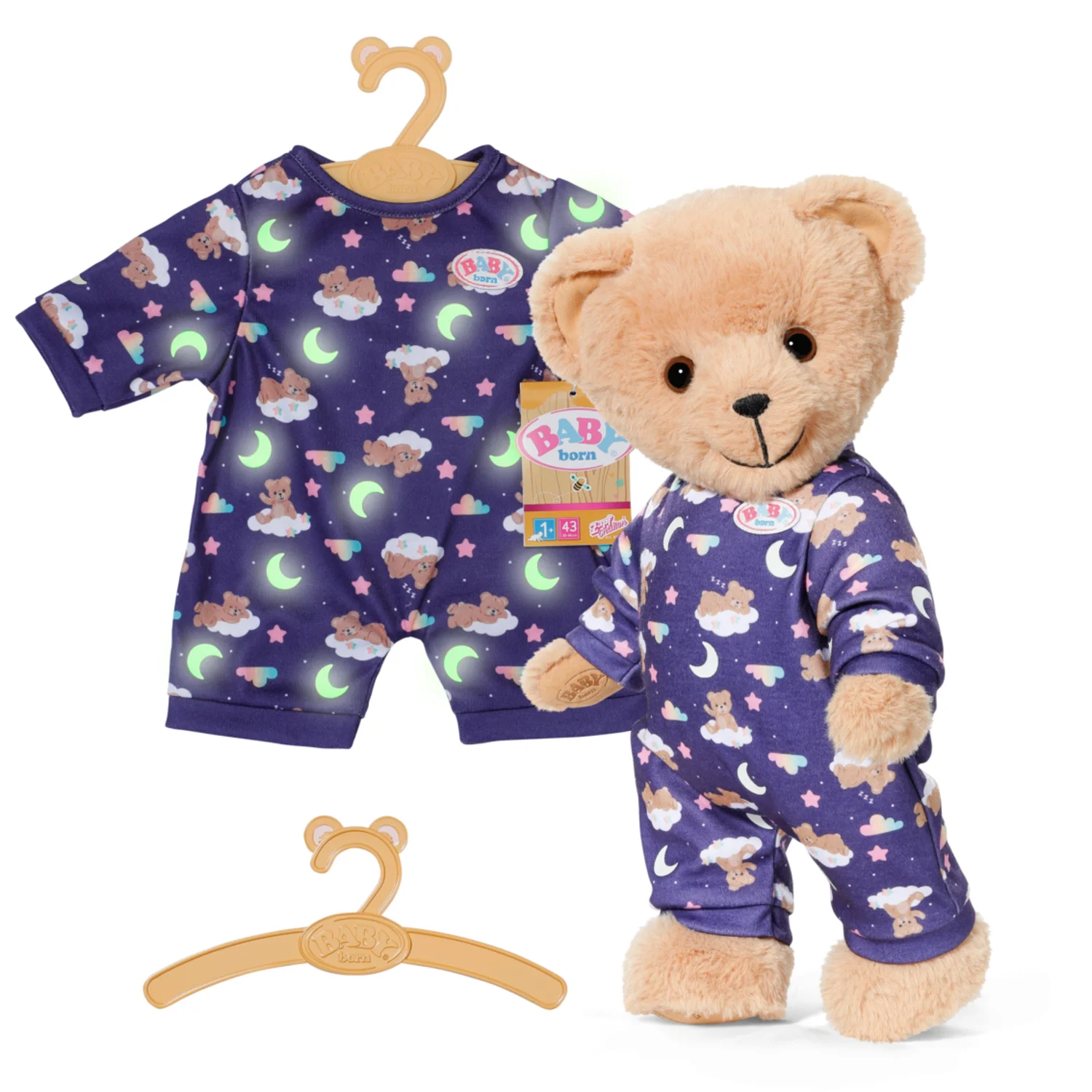 BABY born Teddy's Romper Glow in the Dark Puppen-Strampler