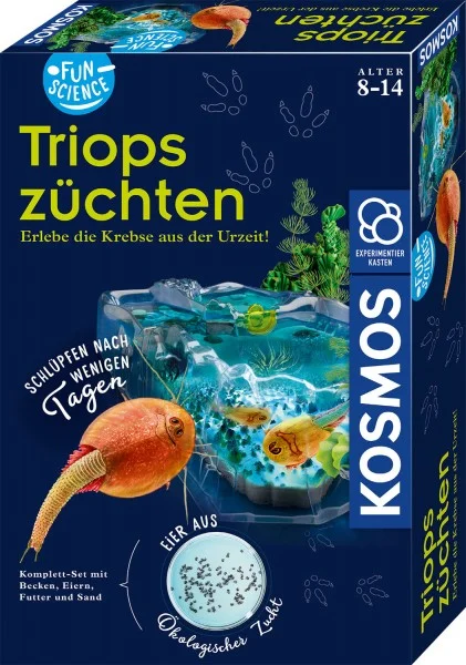 Kosmos Fun Science Triops züchten Erlebe die Krebse aus der Urzeit!