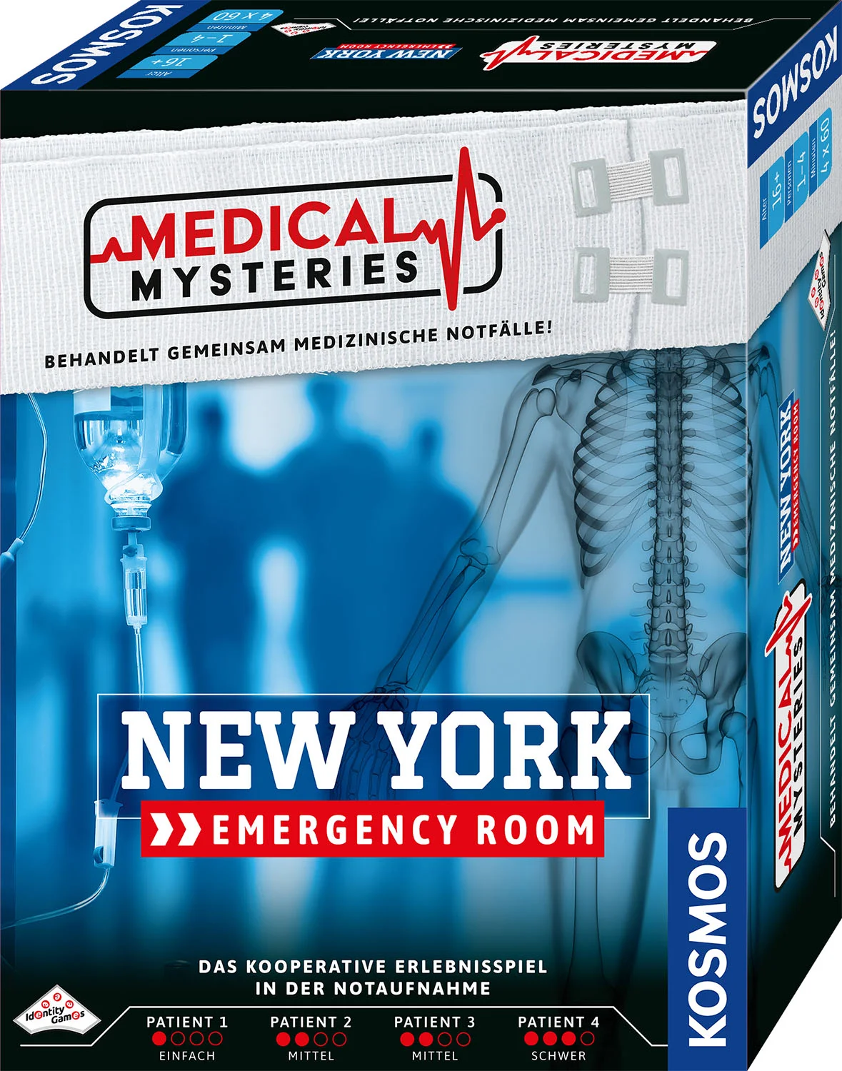 Kosmos Medical Mysteries - New York Emergency Room 60 min Brettspiel Abzug