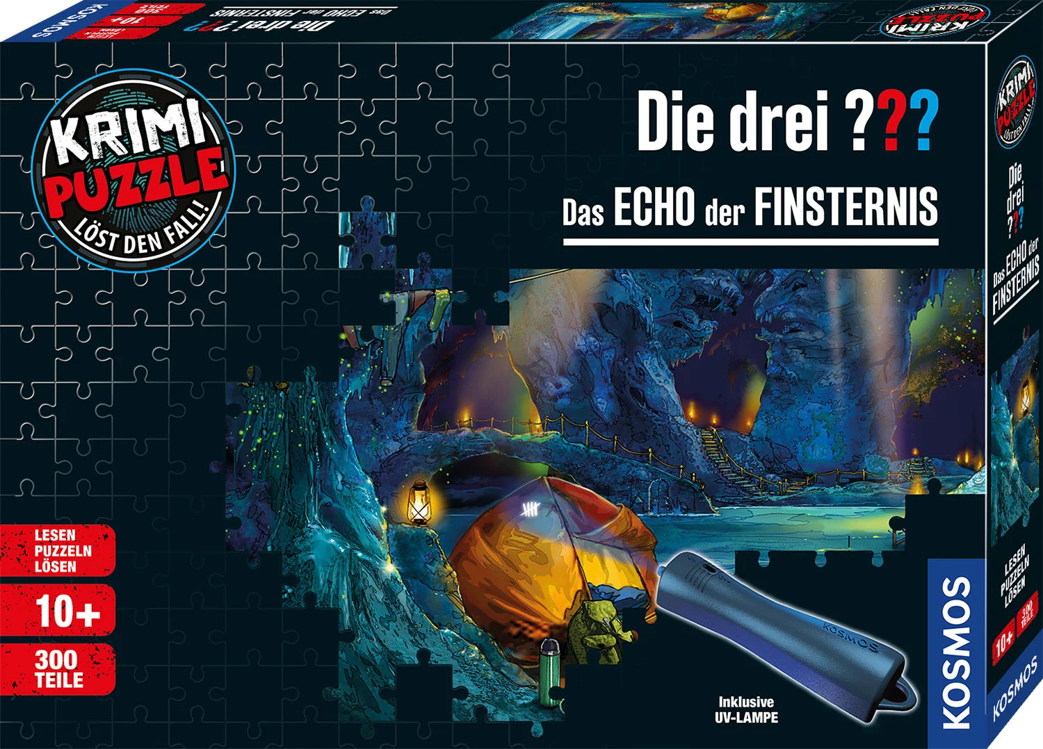 Kosmos Krimi-Puzzle: Die drei ??? - Das Echo der Finsternis