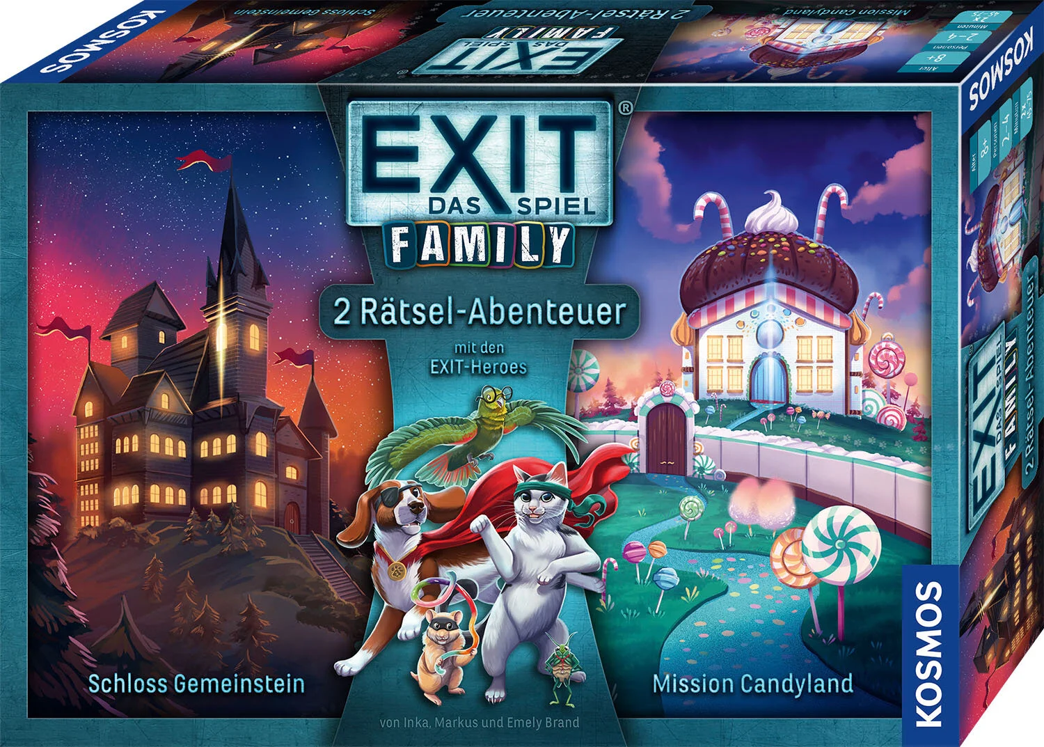 Kosmos EXIT - Das Spiel - Family: Schloss Gemeinstein/Mission Candyland