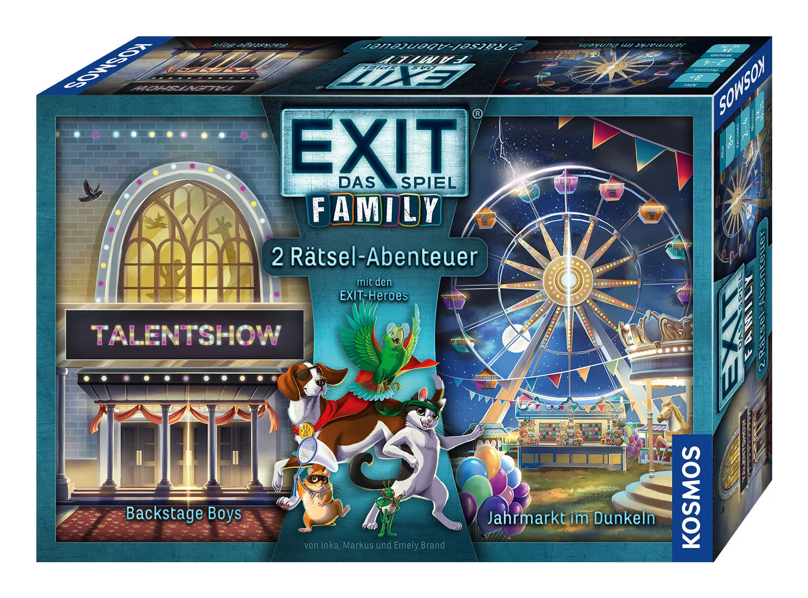 Kosmos EXIT- Das Spiel Family: Backstage Boys / Jahrmarkt im Dunkeln