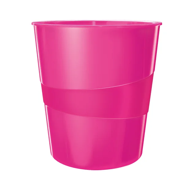 Leitz WOW Waste Bin Kunststoff Pink