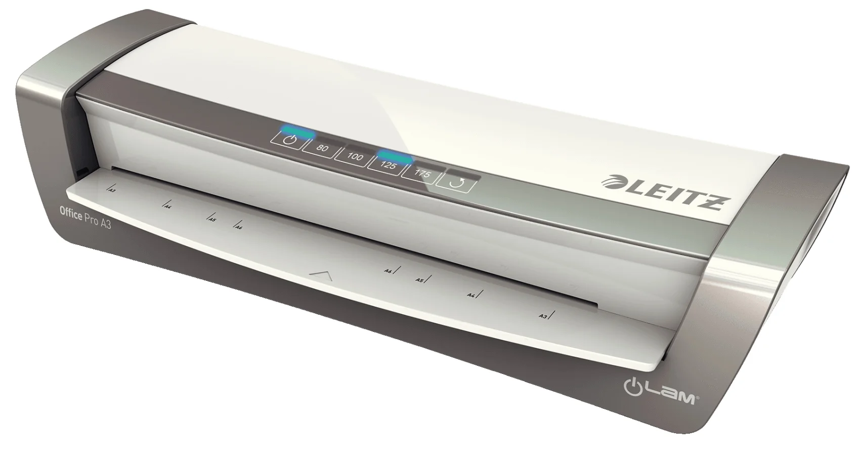 Leitz iLAM Office Pro A3 Heisslaminator 800 mm/min Grau, Silber
