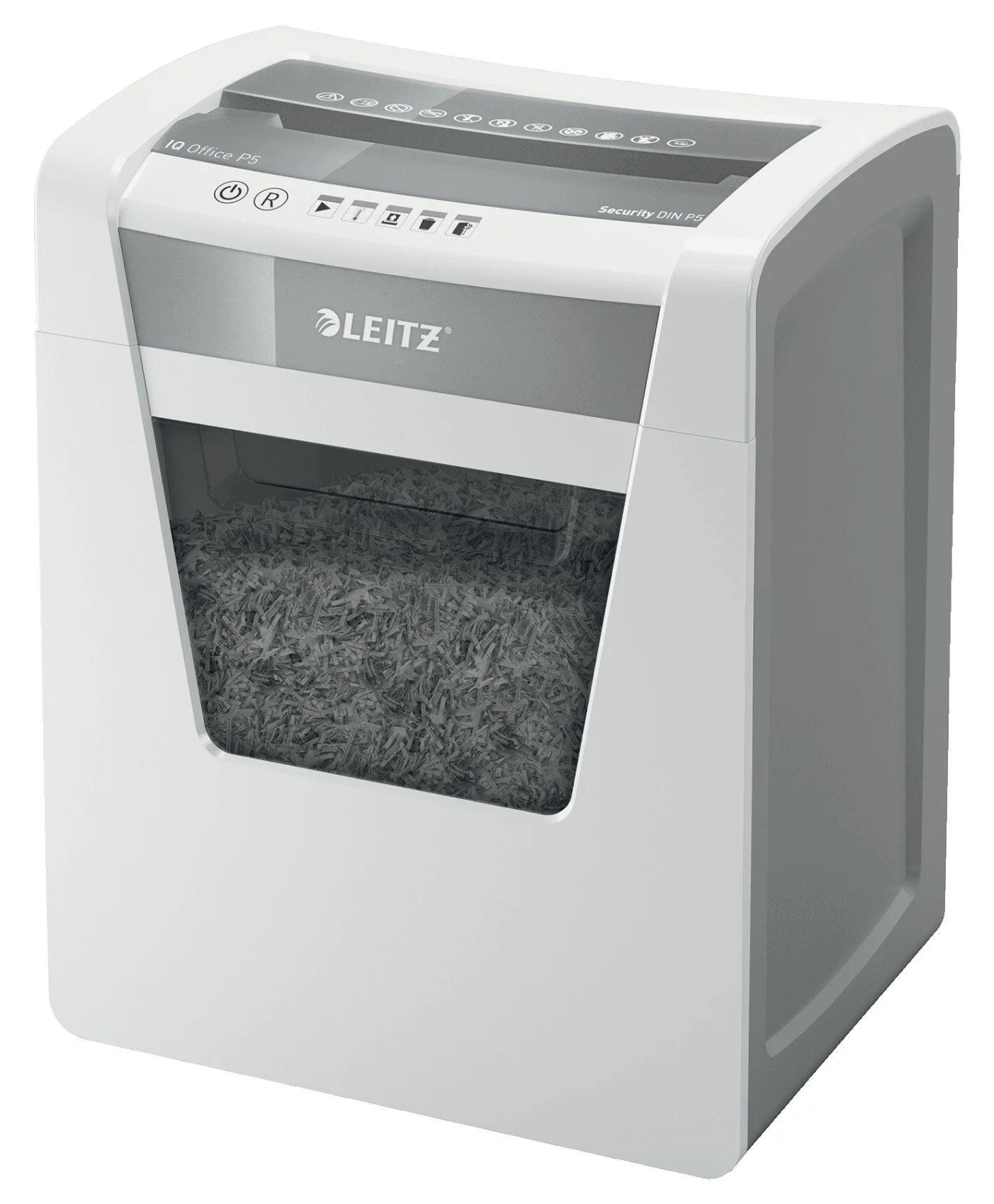 Leitz 80020000 Aktenvernichter Mikrogeschnittene Zerkleinerung 55 dB 22,3 cm Weiß
