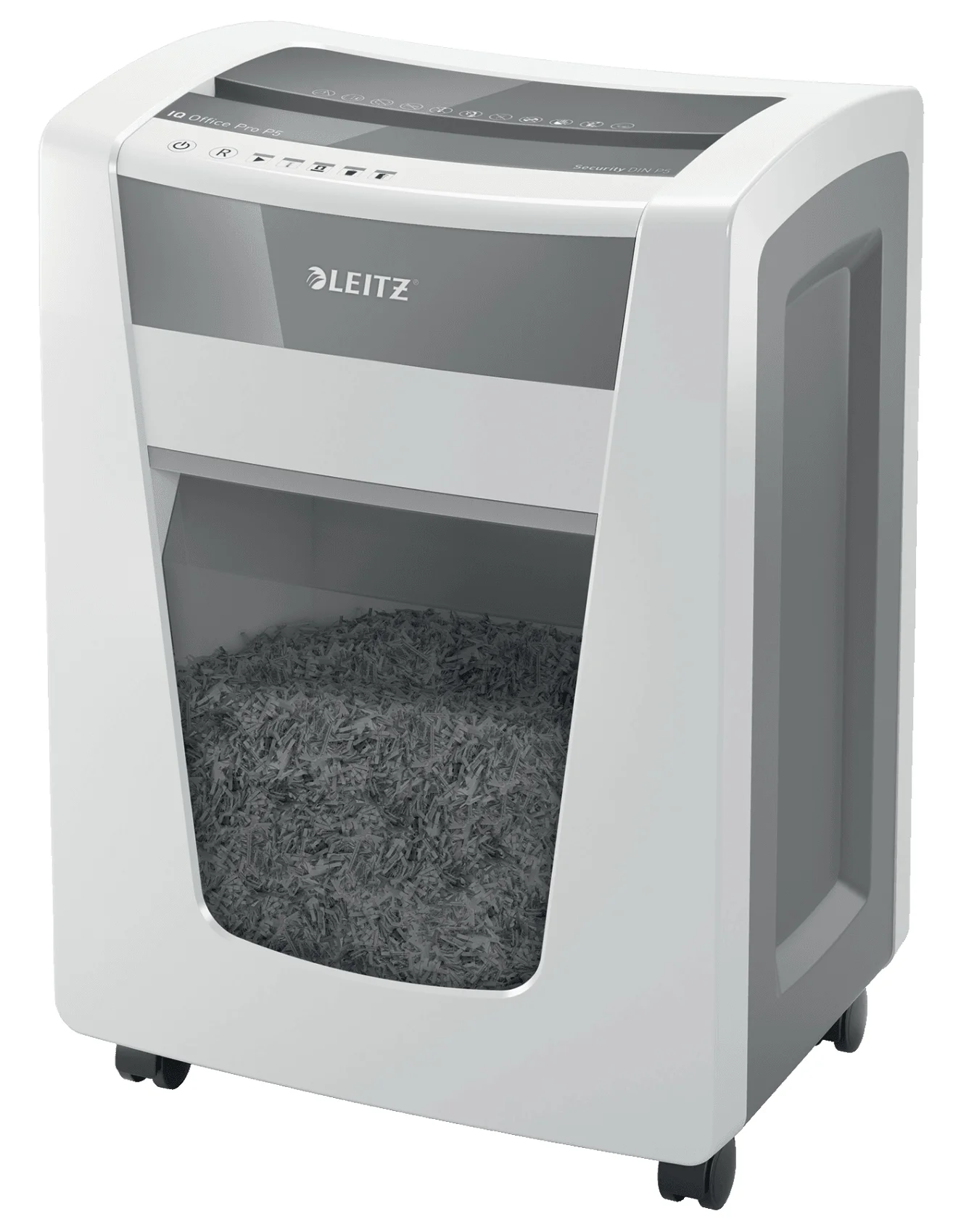 Leitz 80050000 Aktenvernichter Mikrogeschnittene Zerkleinerung 55 dB 23 cm Weiß