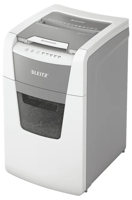 Leitz 80140000 Aktenvernichter Mikrogeschnittene Zerkleinerung 55 dB 22 cm Grau, Weiß
