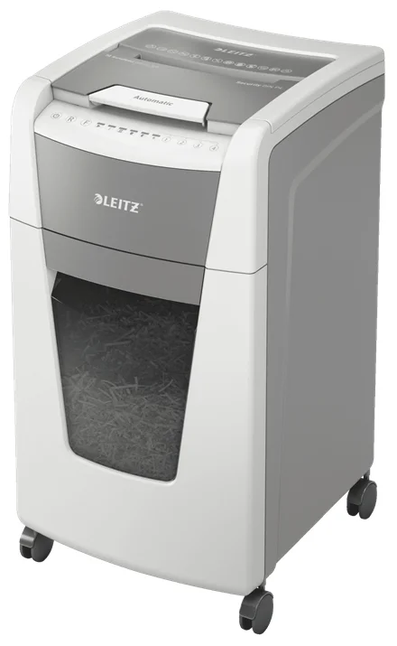 Leitz 80150000 Aktenvernichter Kreuzschreddern 55 dB 22 cm Grau, Weiß